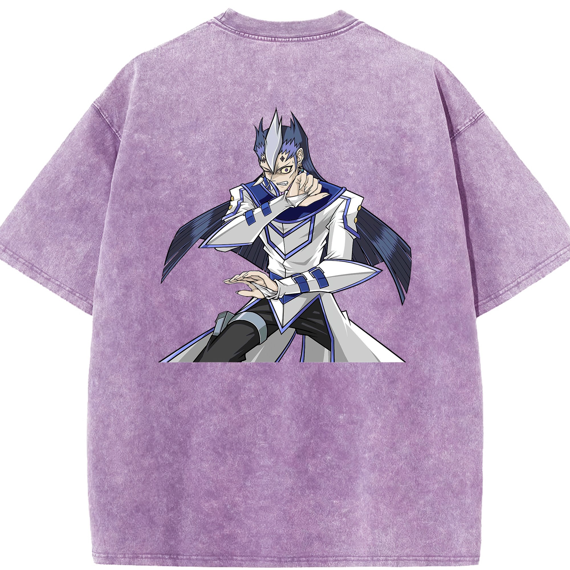 （画像用） 遊☆戯☆王 Yu-Gi-Oh! 綿100% ヴィンテージ風 半袖Tシャツ（背面プリント）