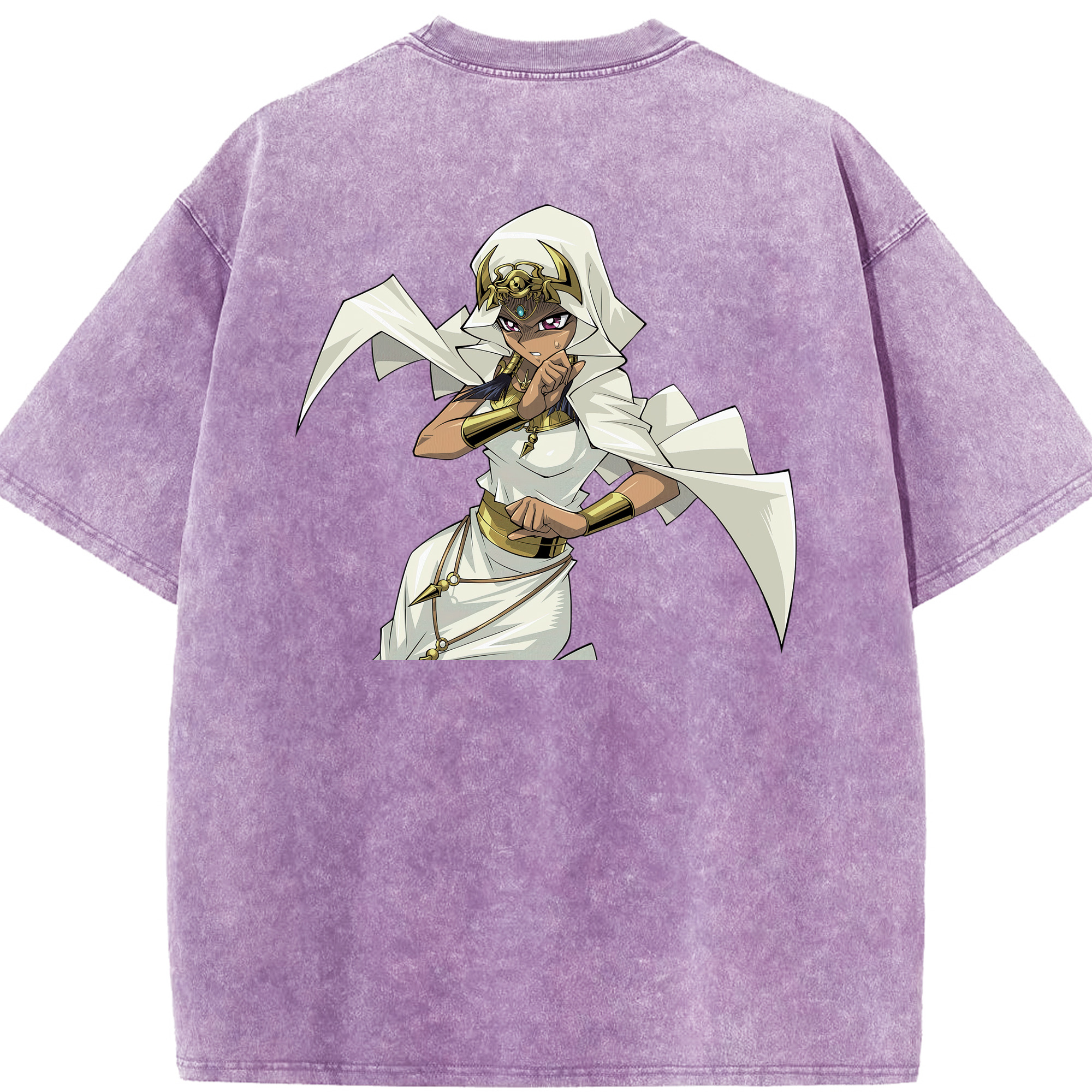 （画像用） 遊☆戯☆王 Yu-Gi-Oh! 綿100% ヴィンテージ風 半袖Tシャツ（背面プリント）