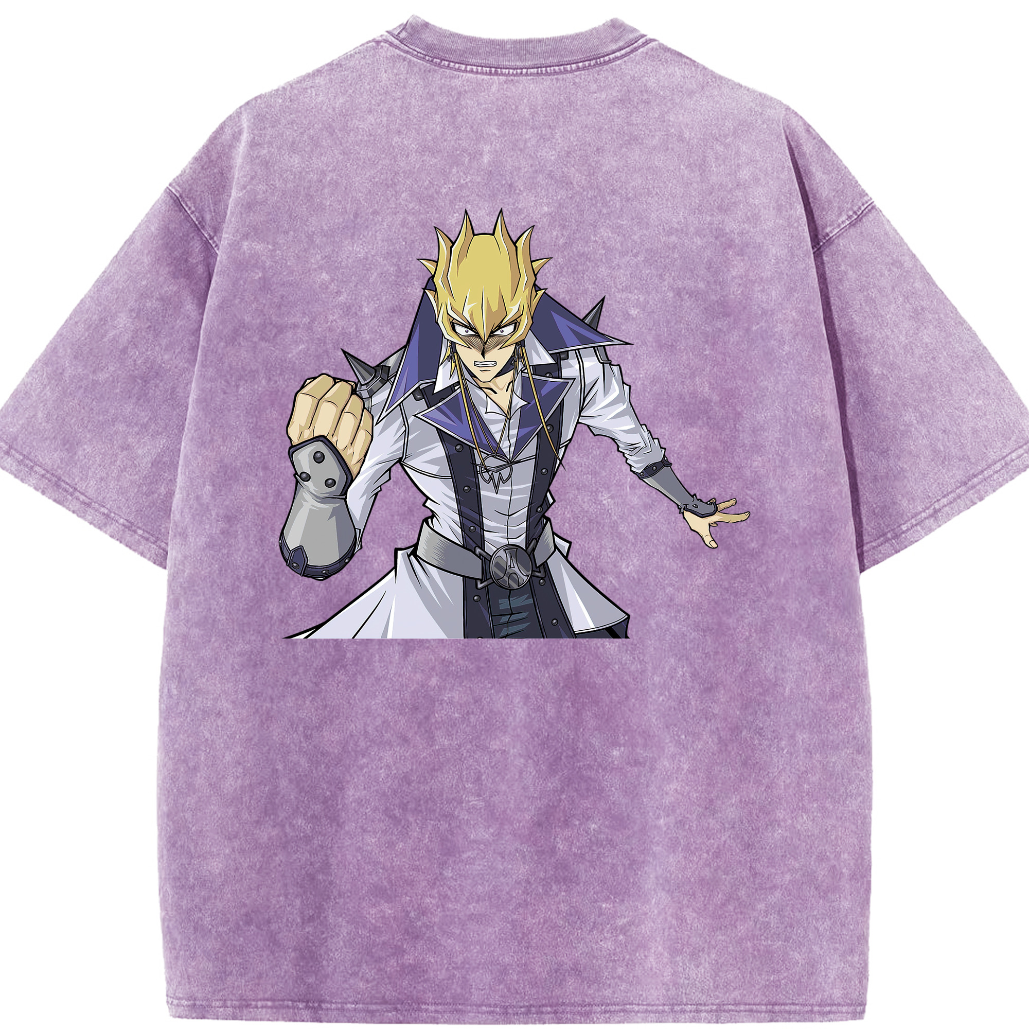 （画像用） 遊☆戯☆王 Yu-Gi-Oh! 綿100% ヴィンテージ風 半袖Tシャツ（背面プリント）