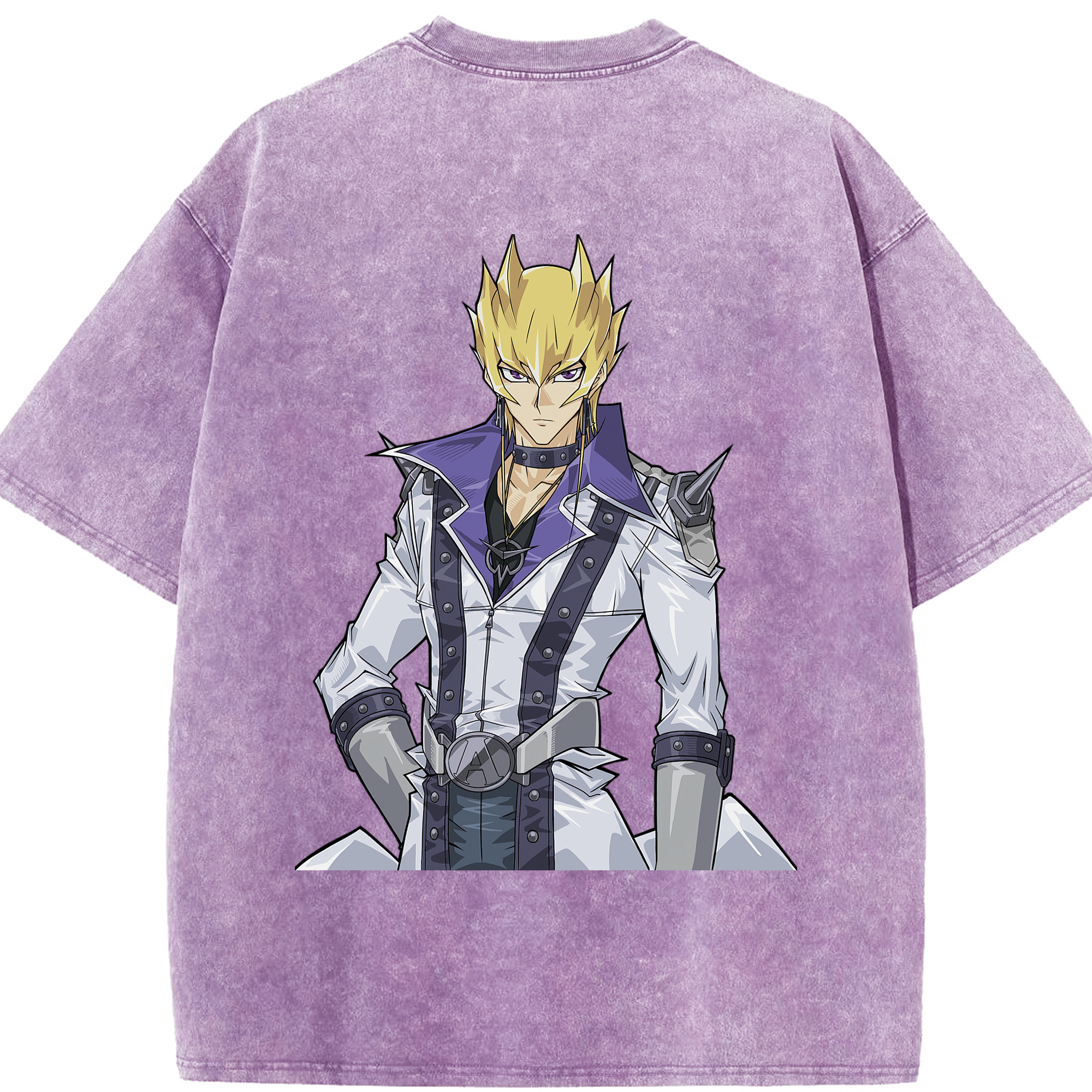 （画像用） 遊☆戯☆王 Yu-Gi-Oh! 綿100% ヴィンテージ風 半袖Tシャツ（背面プリント）