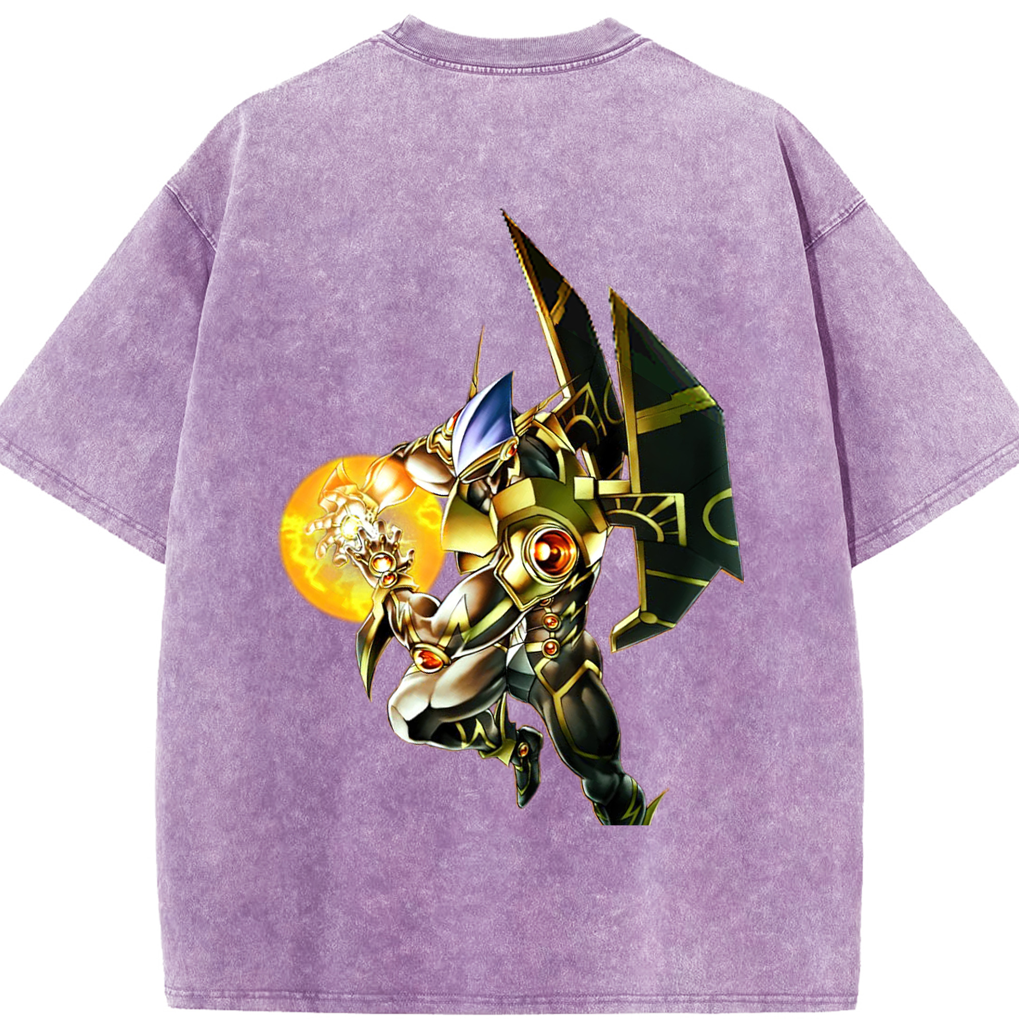 （画像用） 遊☆戯☆王 Yu-Gi-Oh! 綿100% ヴィンテージ風 半袖Tシャツ（背面プリント）
