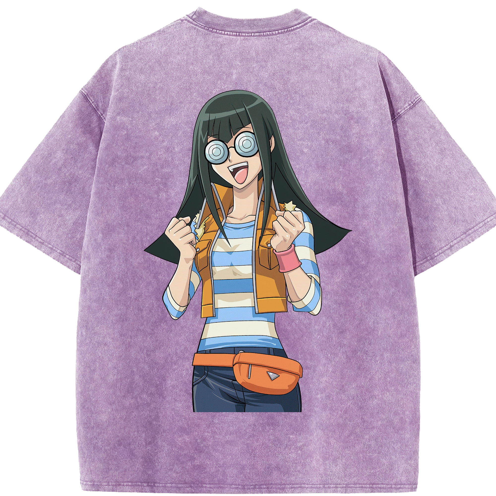 （画像用） 遊☆戯☆王 Yu-Gi-Oh! 綿100% ヴィンテージ風 半袖Tシャツ（背面プリント）
