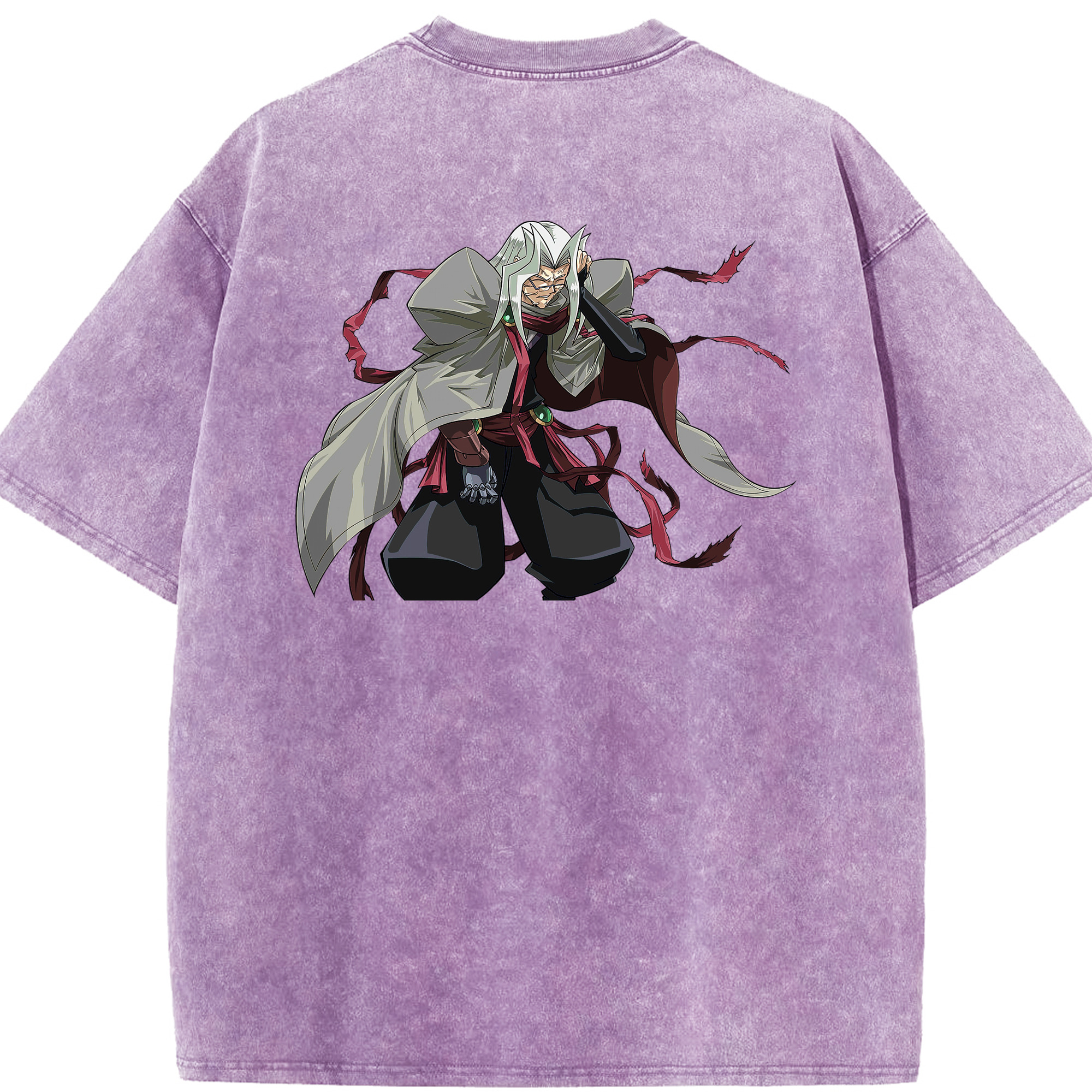 （画像用） 遊☆戯☆王 Yu-Gi-Oh! 綿100% ヴィンテージ風 半袖Tシャツ（背面プリント）