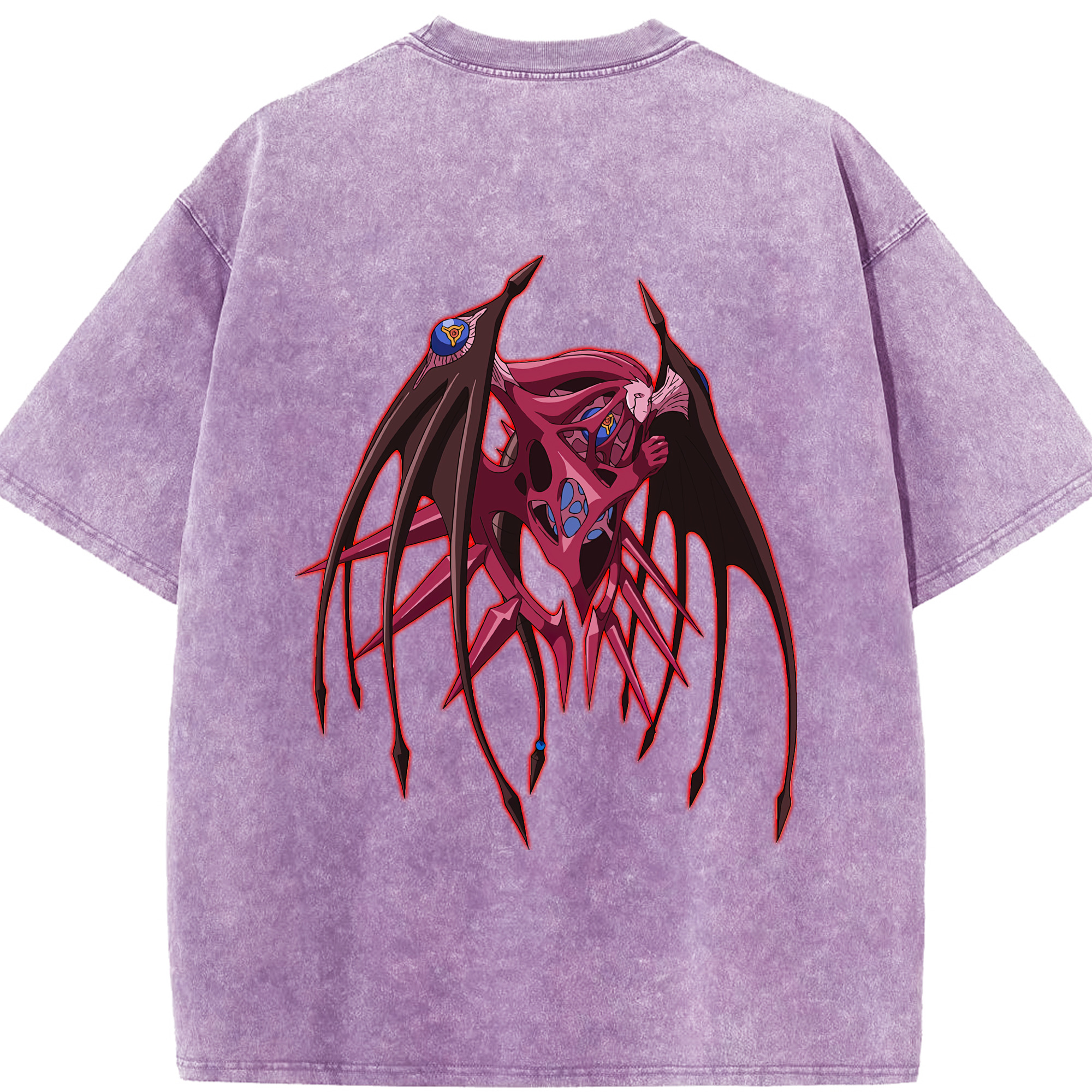 （画像用） 遊☆戯☆王 Yu-Gi-Oh! 綿100% ヴィンテージ風 半袖Tシャツ（背面プリント）