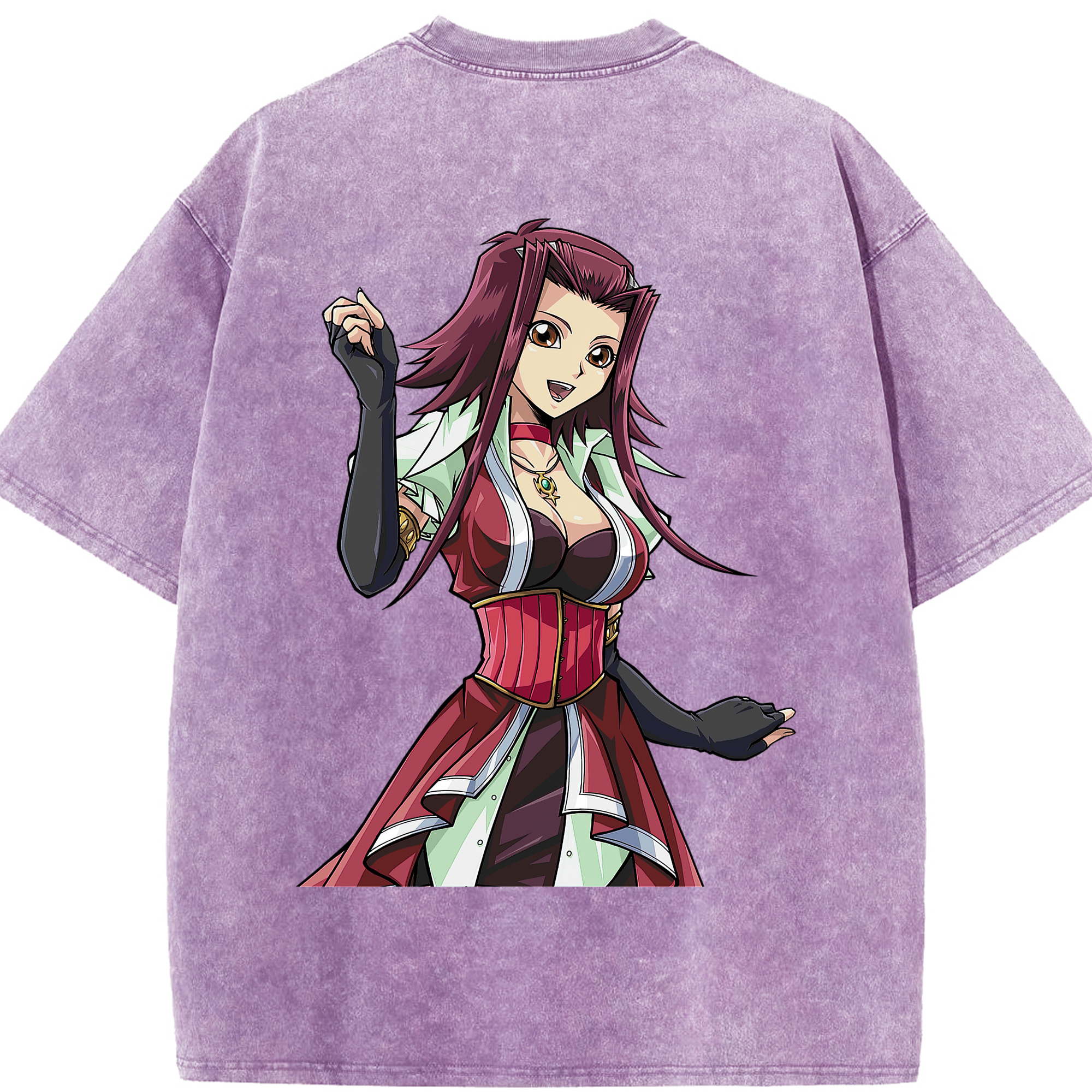 （画像用） 遊☆戯☆王 Yu-Gi-Oh! 綿100% ヴィンテージ風 半袖Tシャツ（背面プリント）