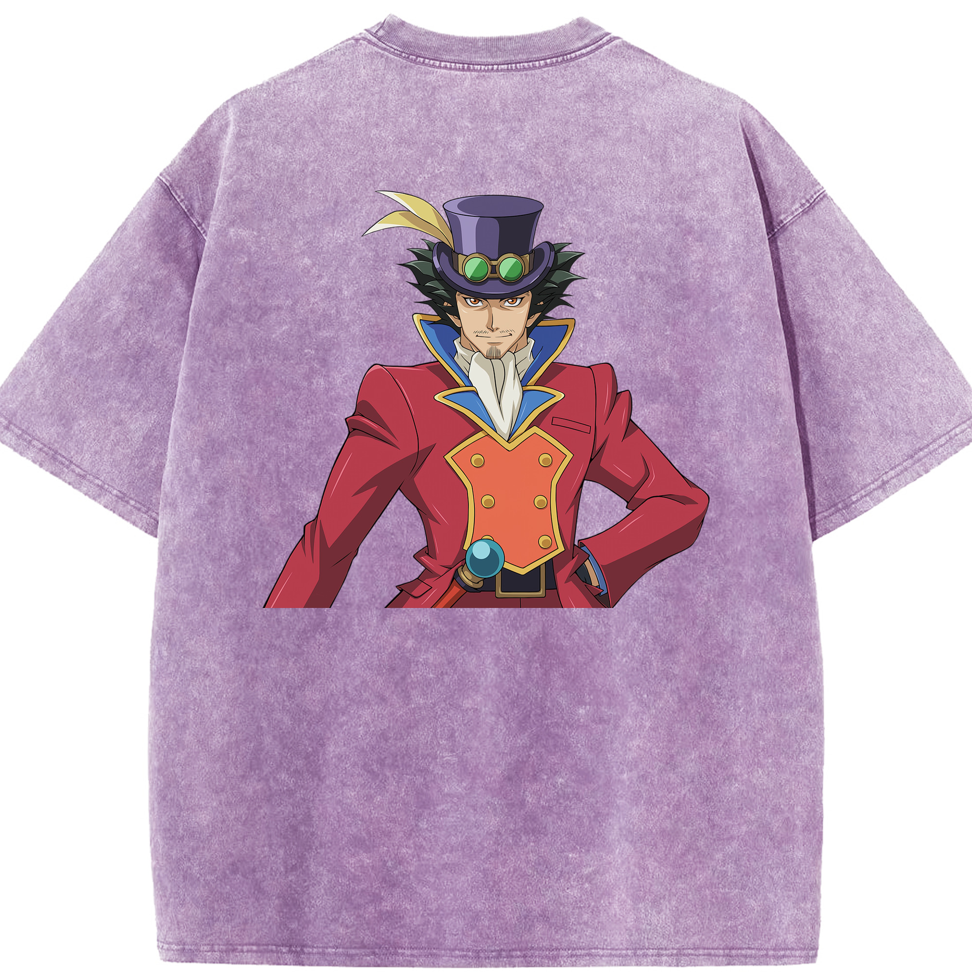 （画像用） 遊☆戯☆王 Yu-Gi-Oh! 綿100% ヴィンテージ風 半袖Tシャツ（背面プリント）