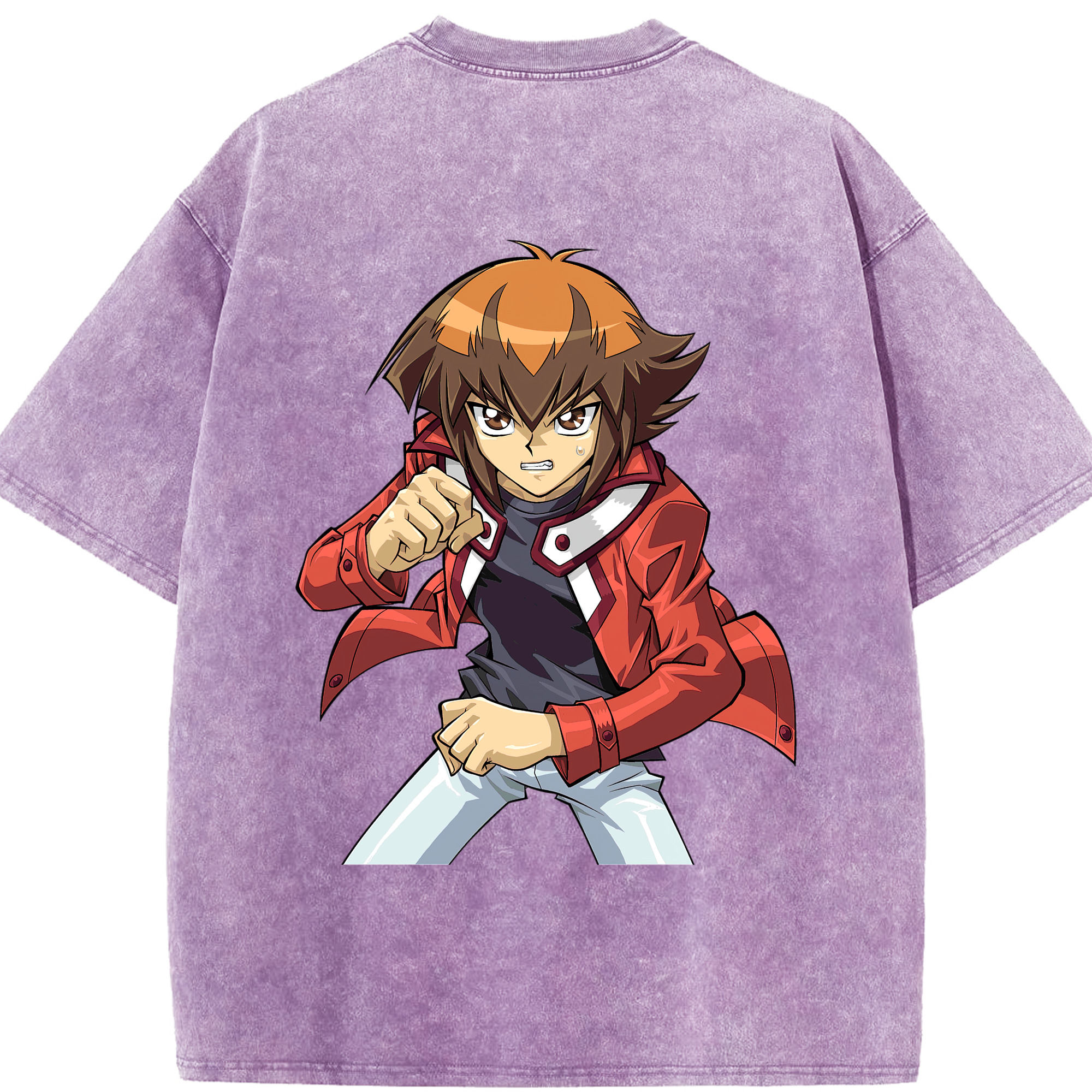 （画像用） 遊☆戯☆王 Yu-Gi-Oh! 綿100% ヴィンテージ風 半袖Tシャツ（背面プリント）