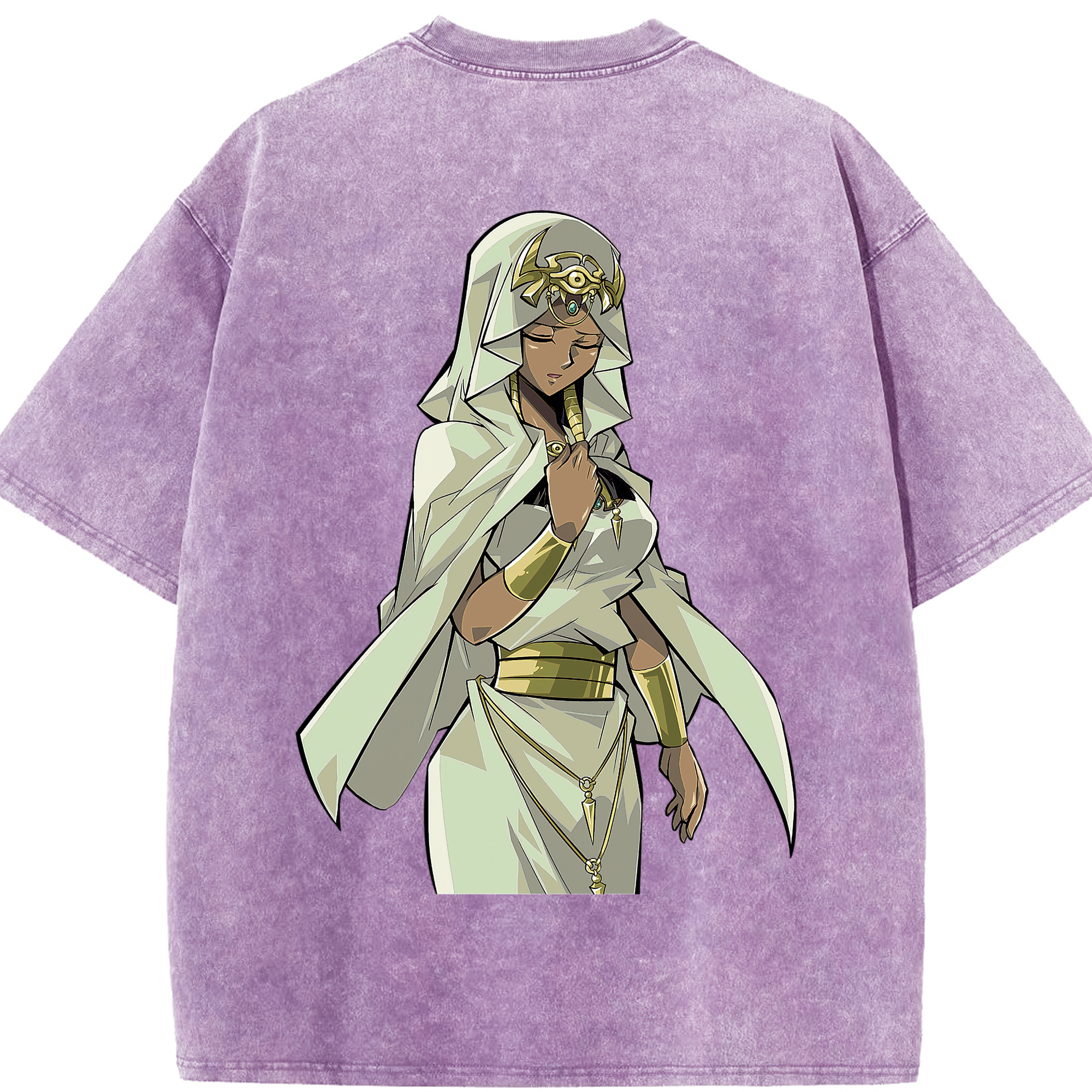 （画像用） 遊☆戯☆王 Yu-Gi-Oh! 綿100% ヴィンテージ風 半袖Tシャツ（背面プリント）