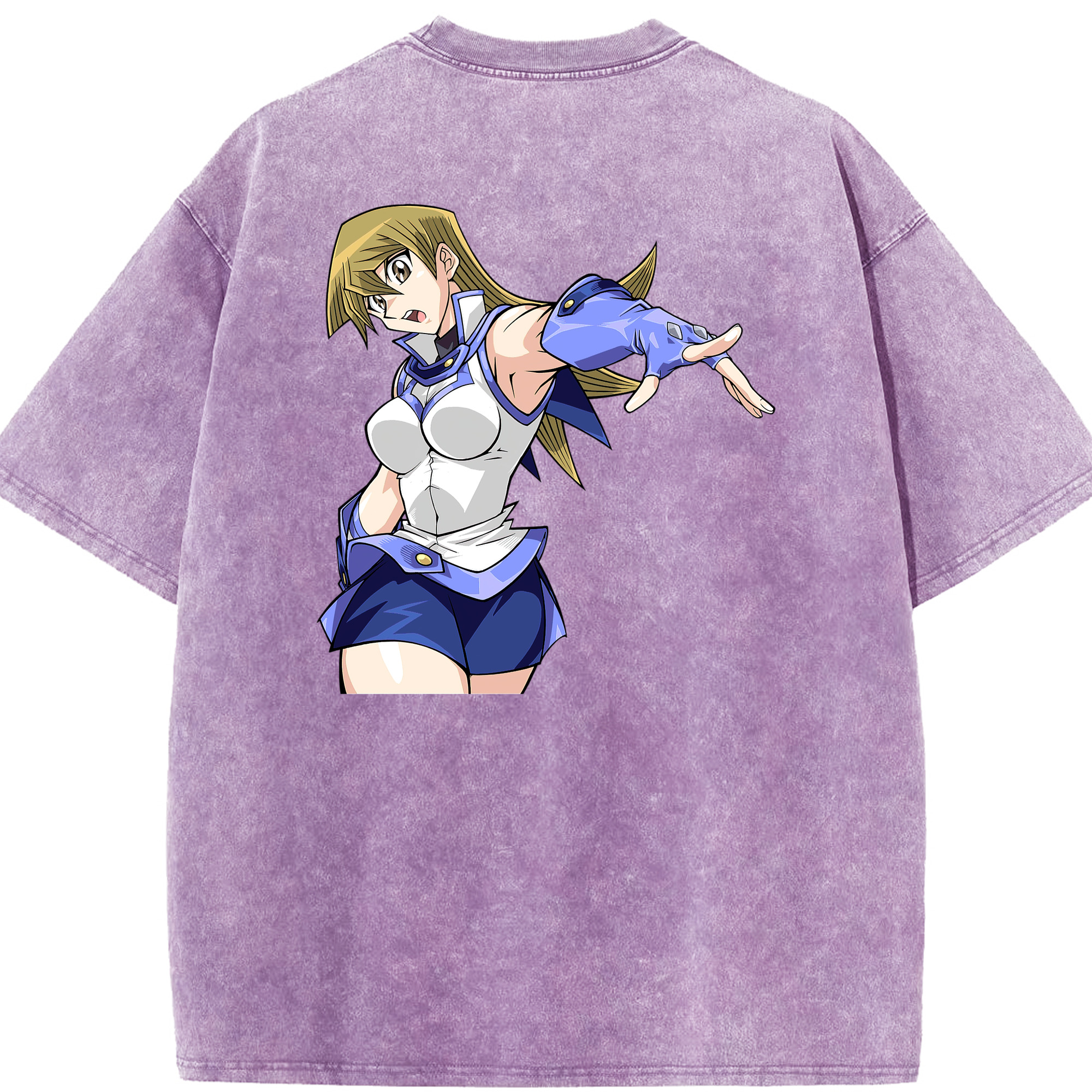（画像用） 遊☆戯☆王 Yu-Gi-Oh! 綿100% ヴィンテージ風 半袖Tシャツ（背面プリント）