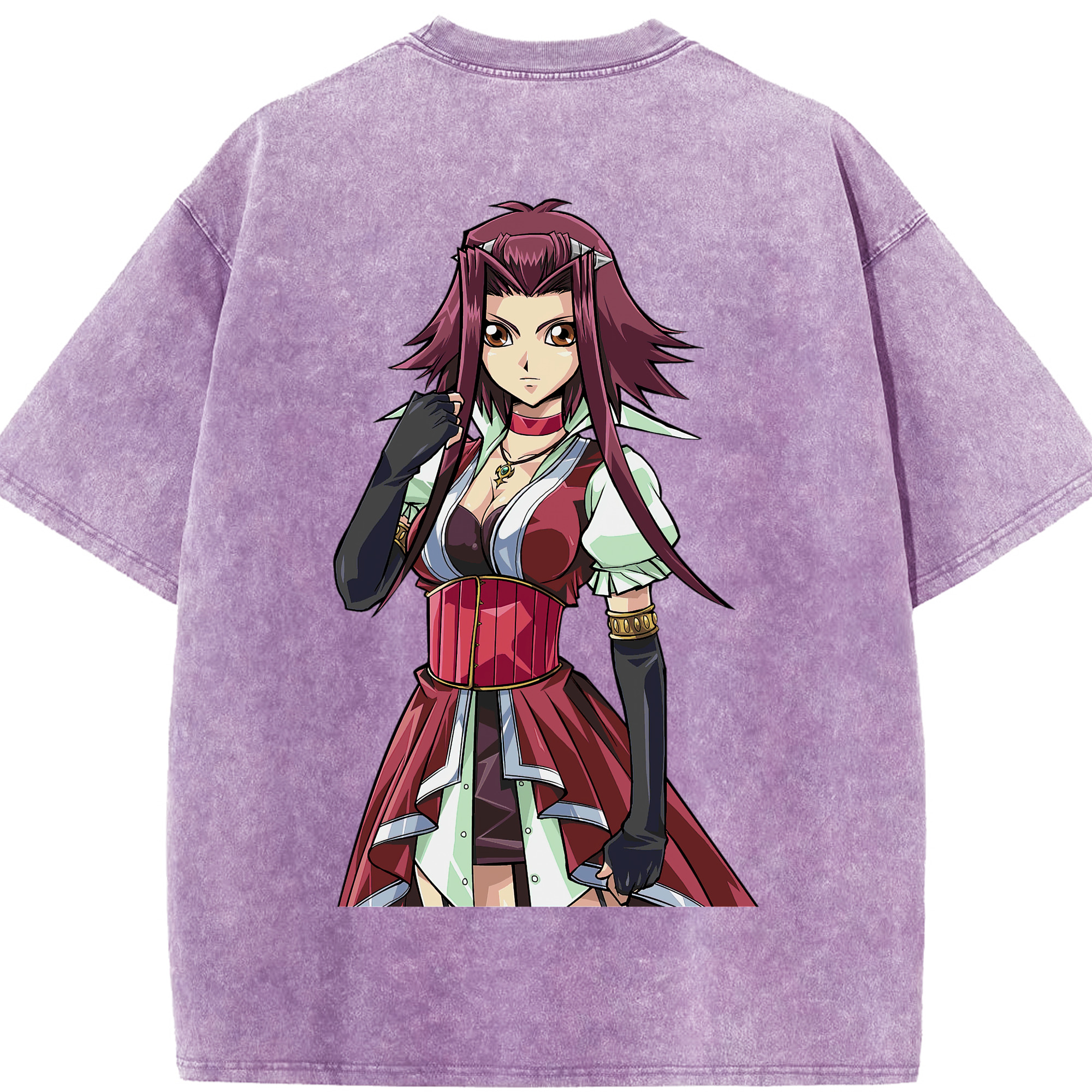 （画像用） 遊☆戯☆王 Yu-Gi-Oh! 綿100% ヴィンテージ風 半袖Tシャツ（背面プリント）