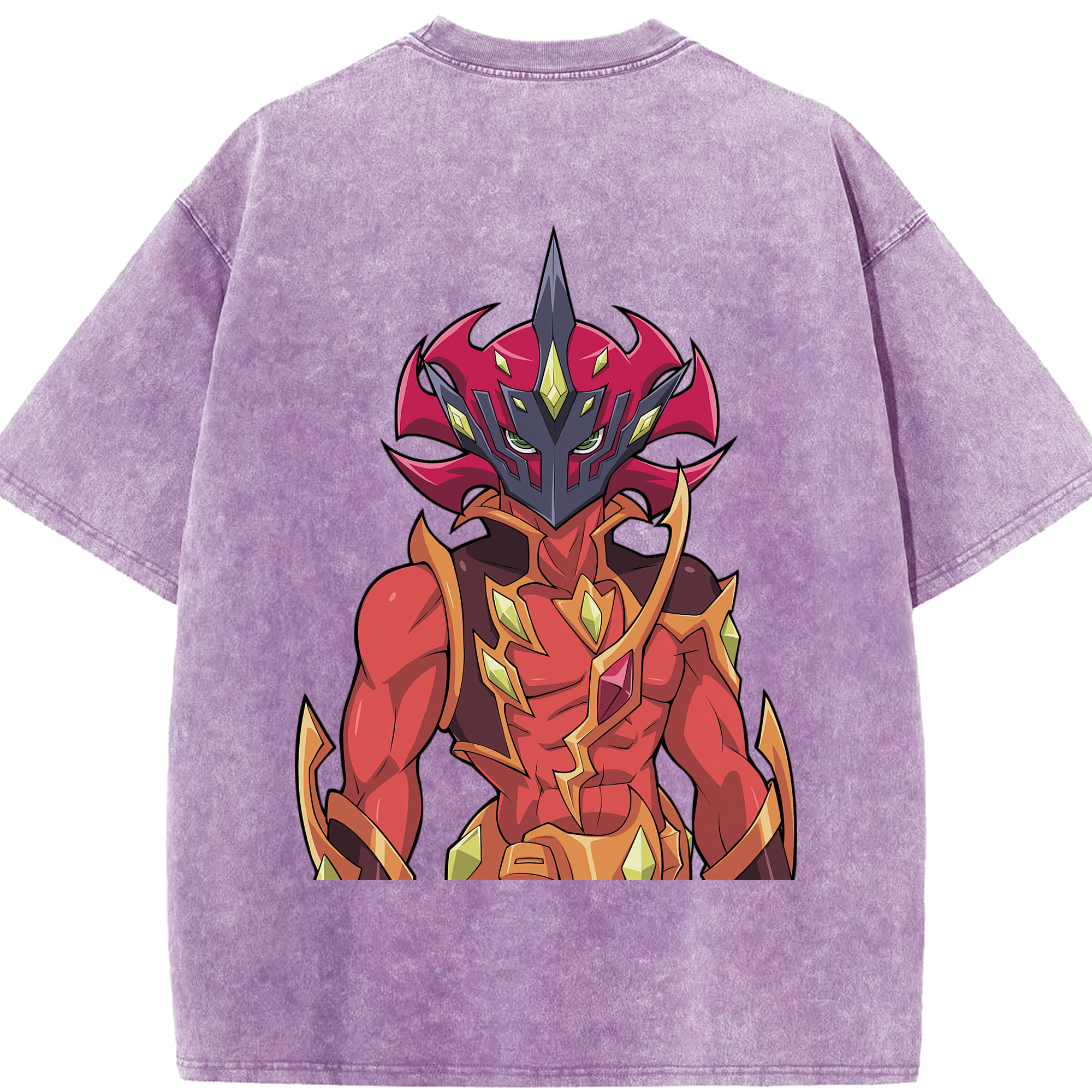 （画像用） 遊☆戯☆王 Yu-Gi-Oh! 綿100% ヴィンテージ風 半袖Tシャツ（背面プリント）