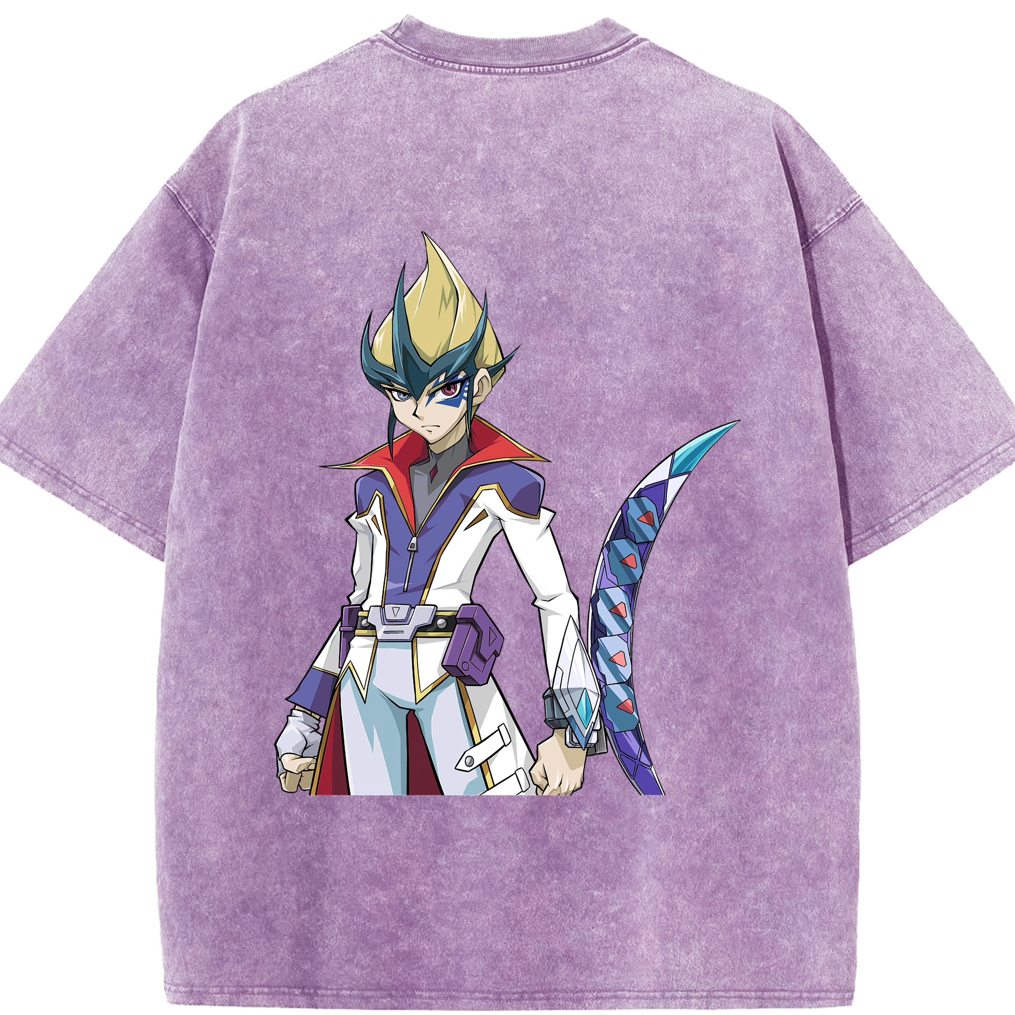 （画像用） 遊☆戯☆王 Yu-Gi-Oh! 綿100% ヴィンテージ風 半袖Tシャツ（背面プリント）