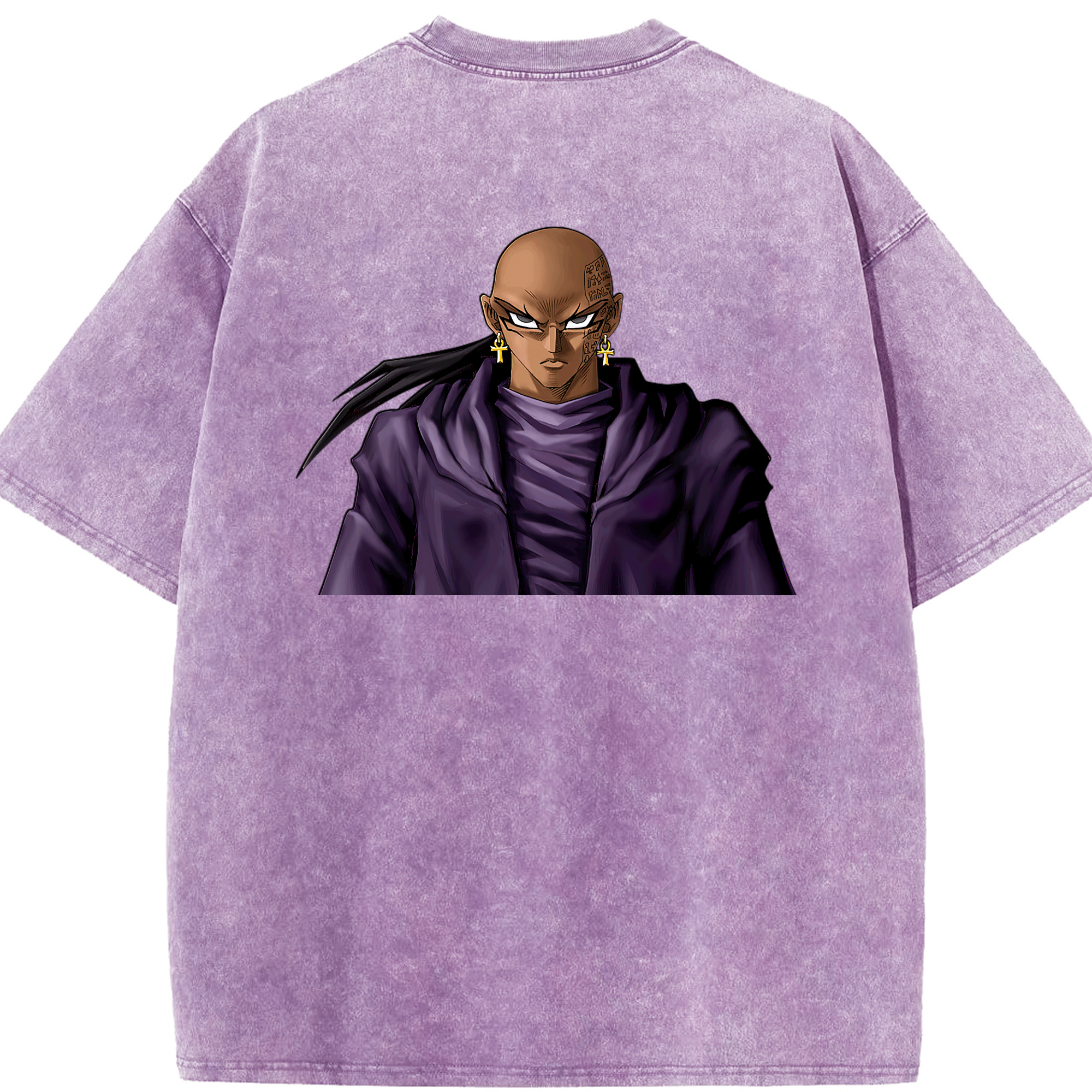 （画像用） 遊☆戯☆王 Yu-Gi-Oh! 綿100% ヴィンテージ風 半袖Tシャツ（背面プリント）