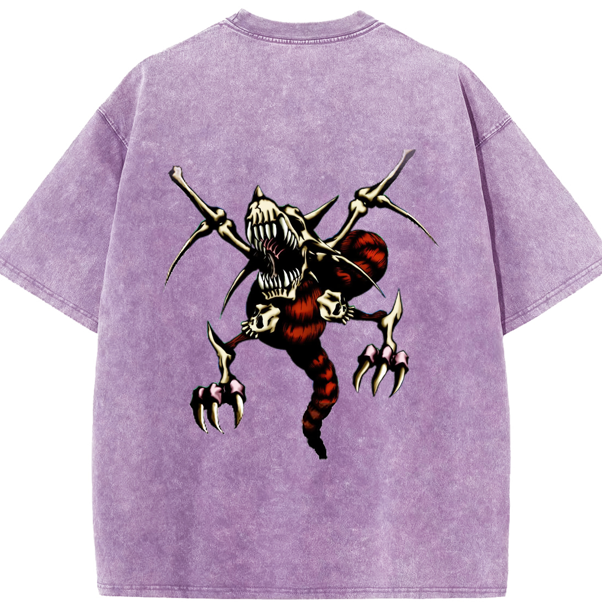 （画像用） 遊☆戯☆王 Yu-Gi-Oh! 綿100% ヴィンテージ風 半袖Tシャツ（背面プリント）