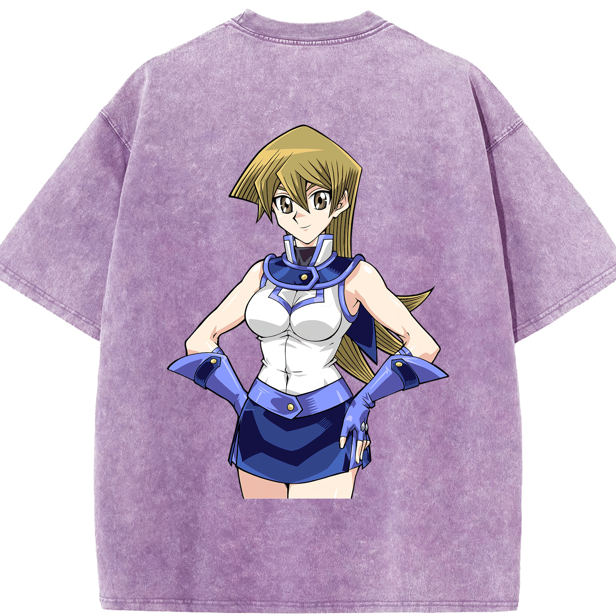 （画像用） 遊☆戯☆王 Yu-Gi-Oh! 綿100% ヴィンテージ風 半袖Tシャツ（背面プリント）