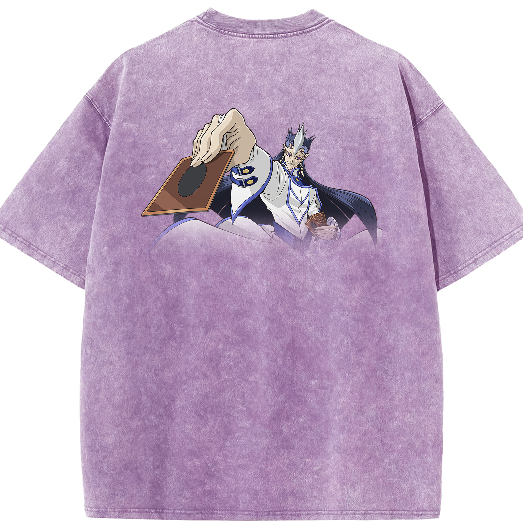 （画像用） 遊☆戯☆王 Yu-Gi-Oh! 綿100% ヴィンテージ風 半袖Tシャツ（背面プリント）
