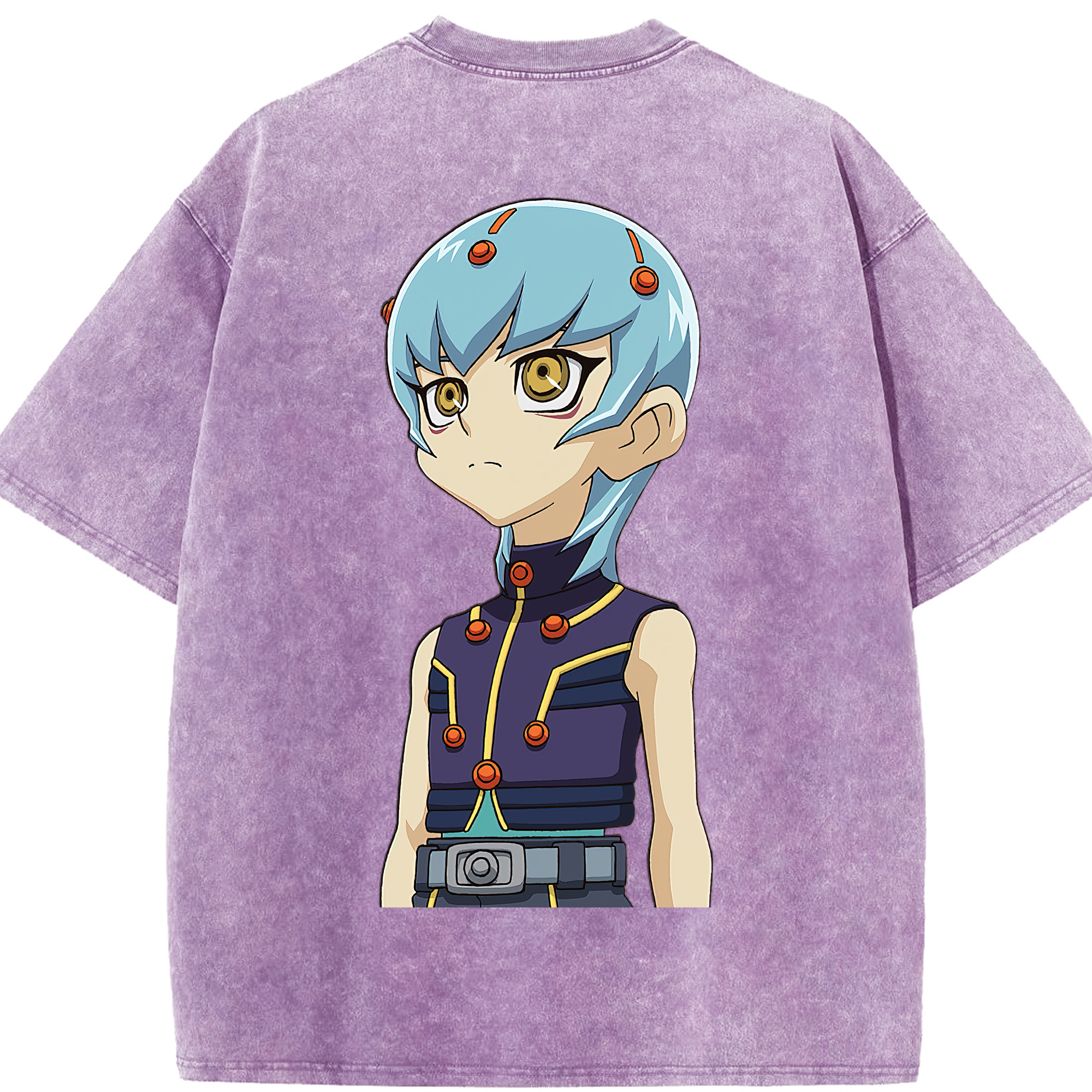 （画像用） 遊☆戯☆王 Yu-Gi-Oh! 綿100% ヴィンテージ風 半袖Tシャツ（背面プリント）