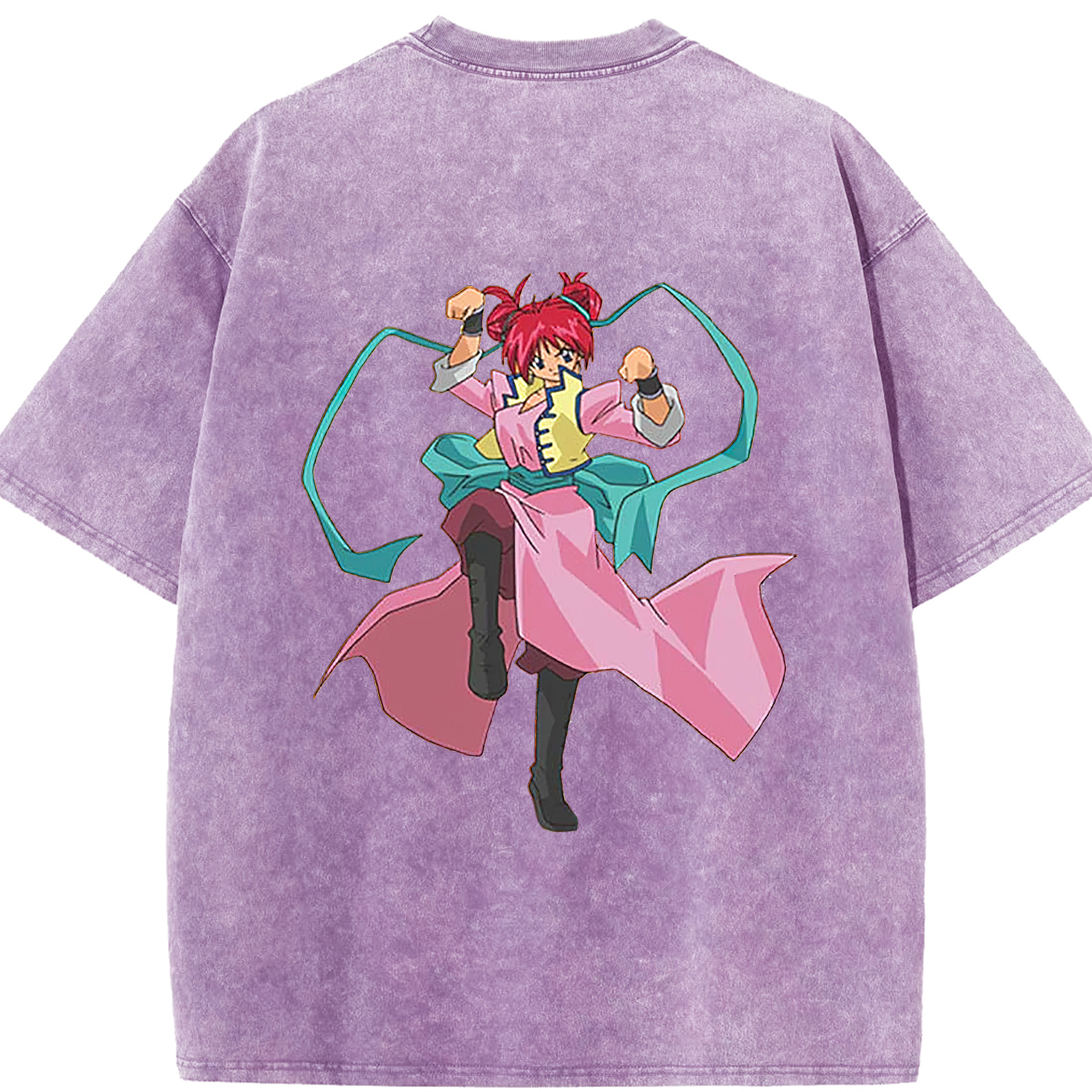 （画像用） 遊☆戯☆王 Yu-Gi-Oh! 綿100% ヴィンテージ風 半袖Tシャツ（背面プリント）