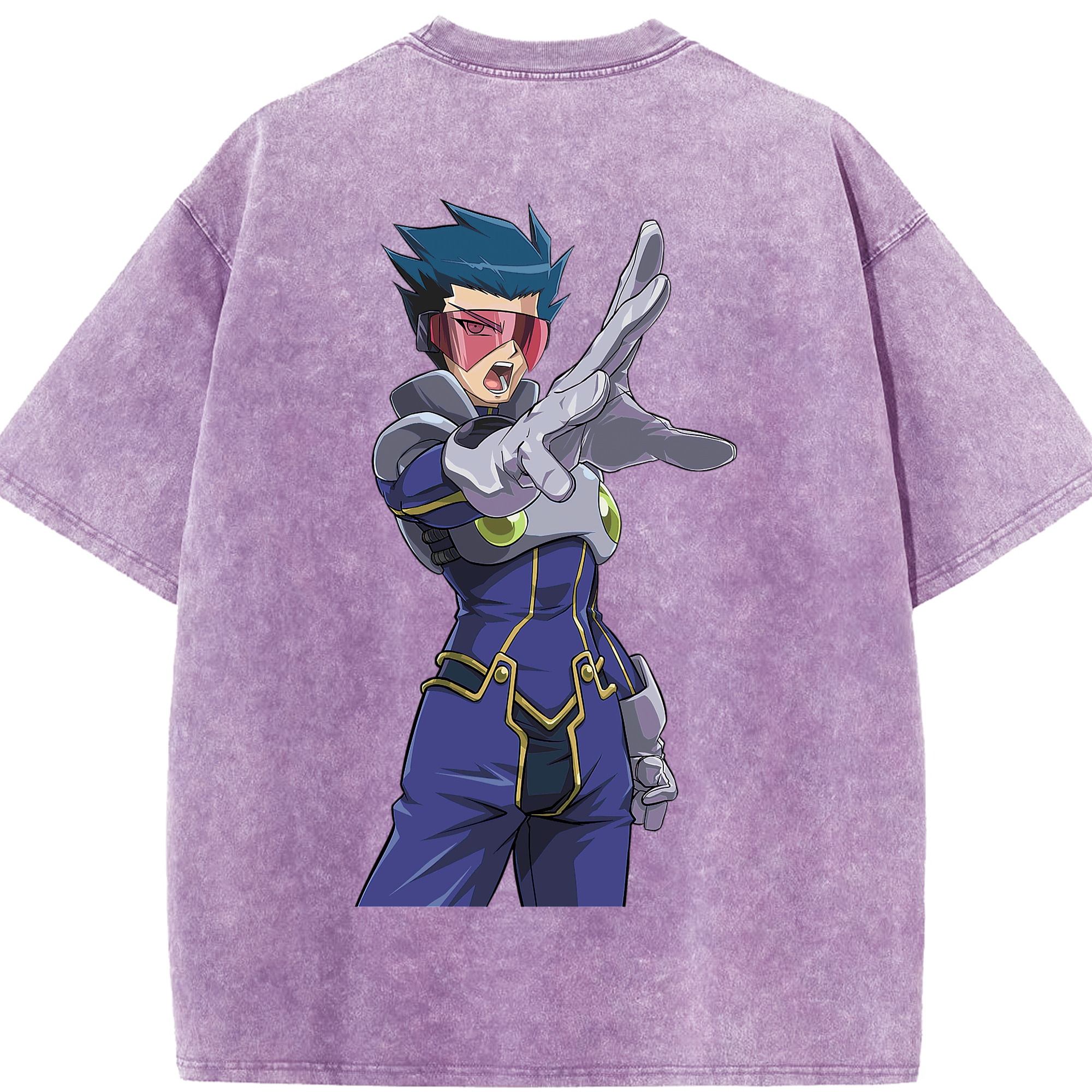 （画像用） 遊☆戯☆王 Yu-Gi-Oh! 綿100% ヴィンテージ風 半袖Tシャツ（背面プリント）