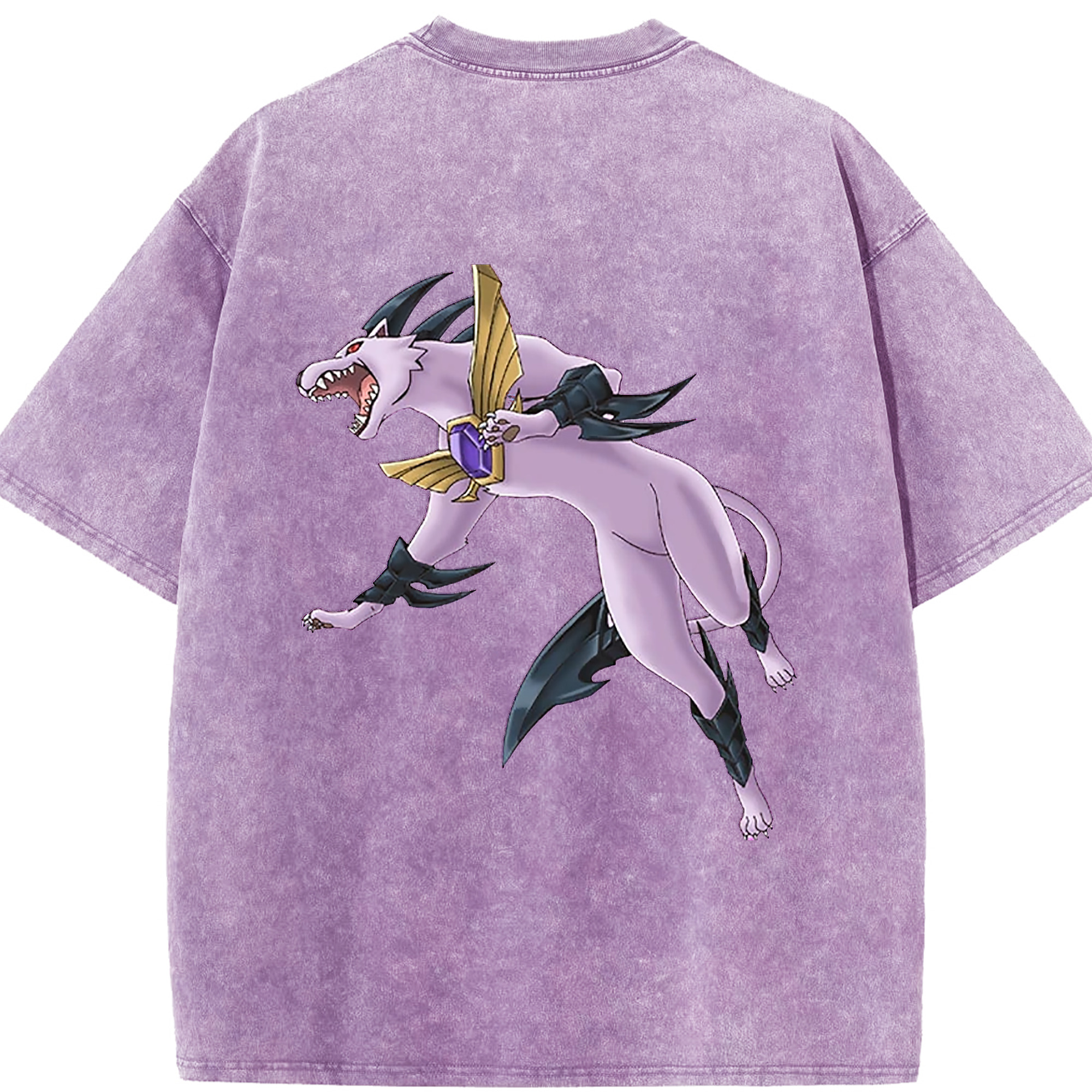 （画像用） 遊☆戯☆王 Yu-Gi-Oh! 綿100% ヴィンテージ風 半袖Tシャツ（背面プリント）
