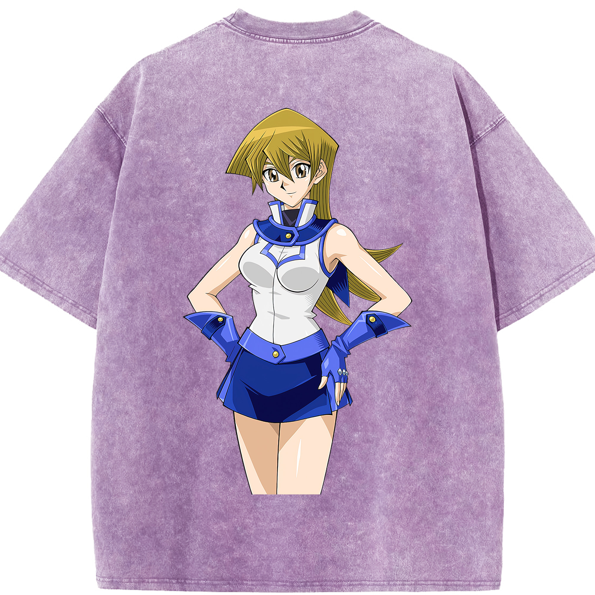 （画像用） 遊☆戯☆王 Yu-Gi-Oh! 綿100% ヴィンテージ風 半袖Tシャツ（背面プリント）