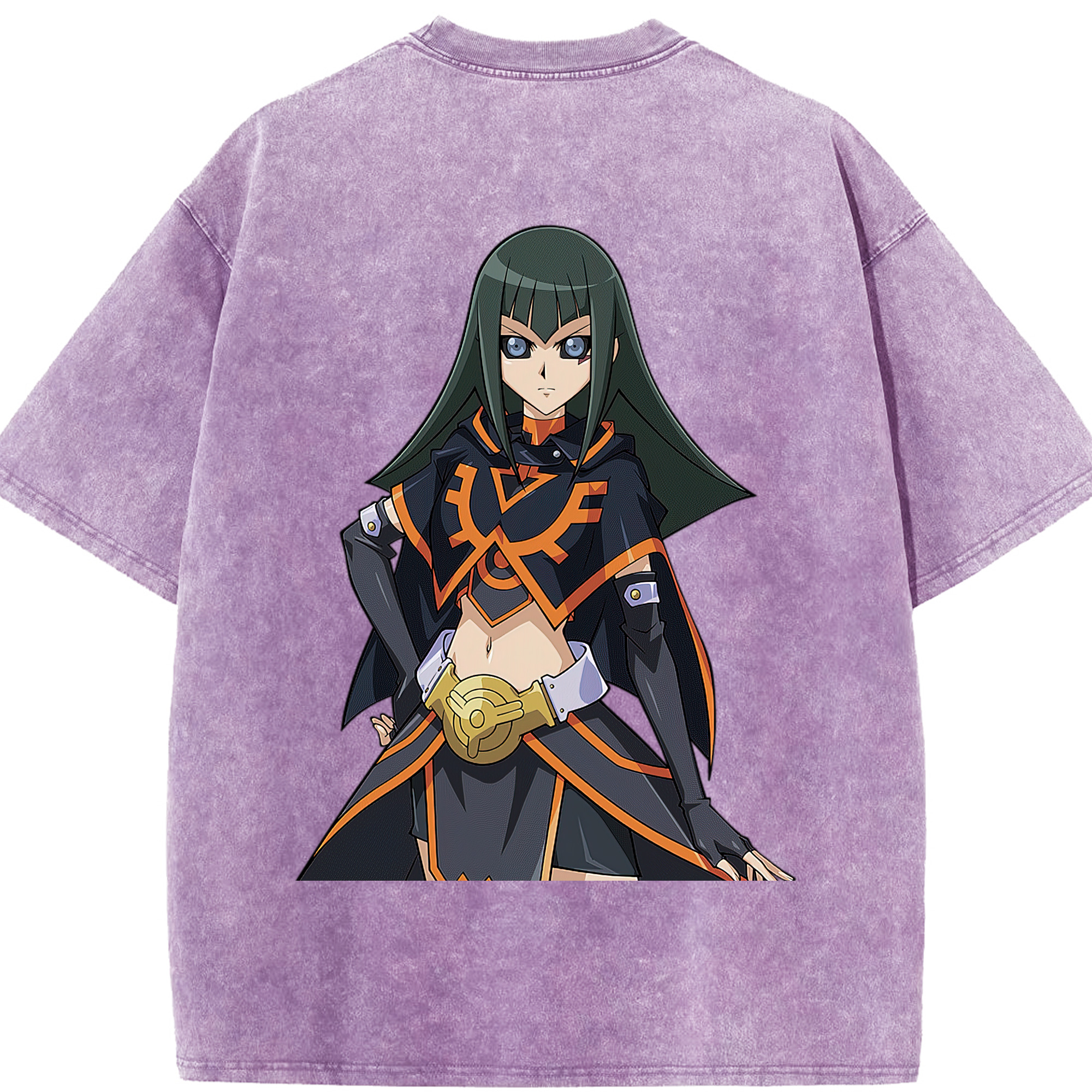 （画像用） 遊☆戯☆王 Yu-Gi-Oh! 綿100% ヴィンテージ風 半袖Tシャツ（背面プリント）