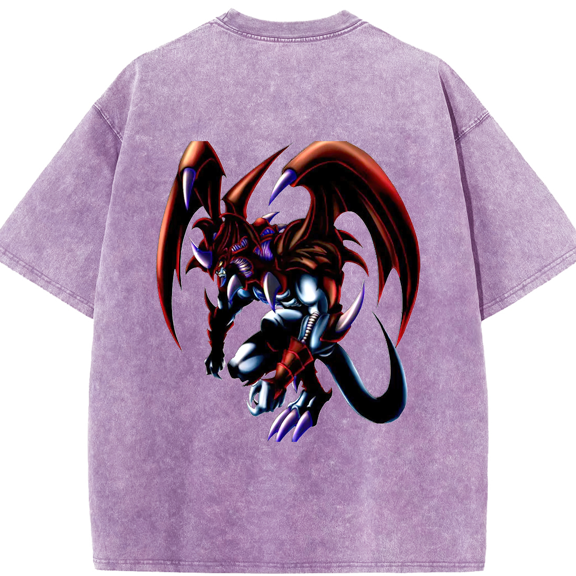 （画像用） 遊☆戯☆王 Yu-Gi-Oh! 綿100% ヴィンテージ風 半袖Tシャツ（背面プリント）