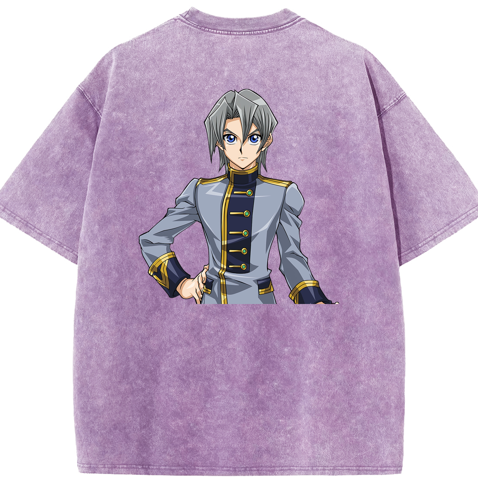 （画像用） 遊☆戯☆王 Yu-Gi-Oh! 綿100% ヴィンテージ風 半袖Tシャツ（背面プリント）