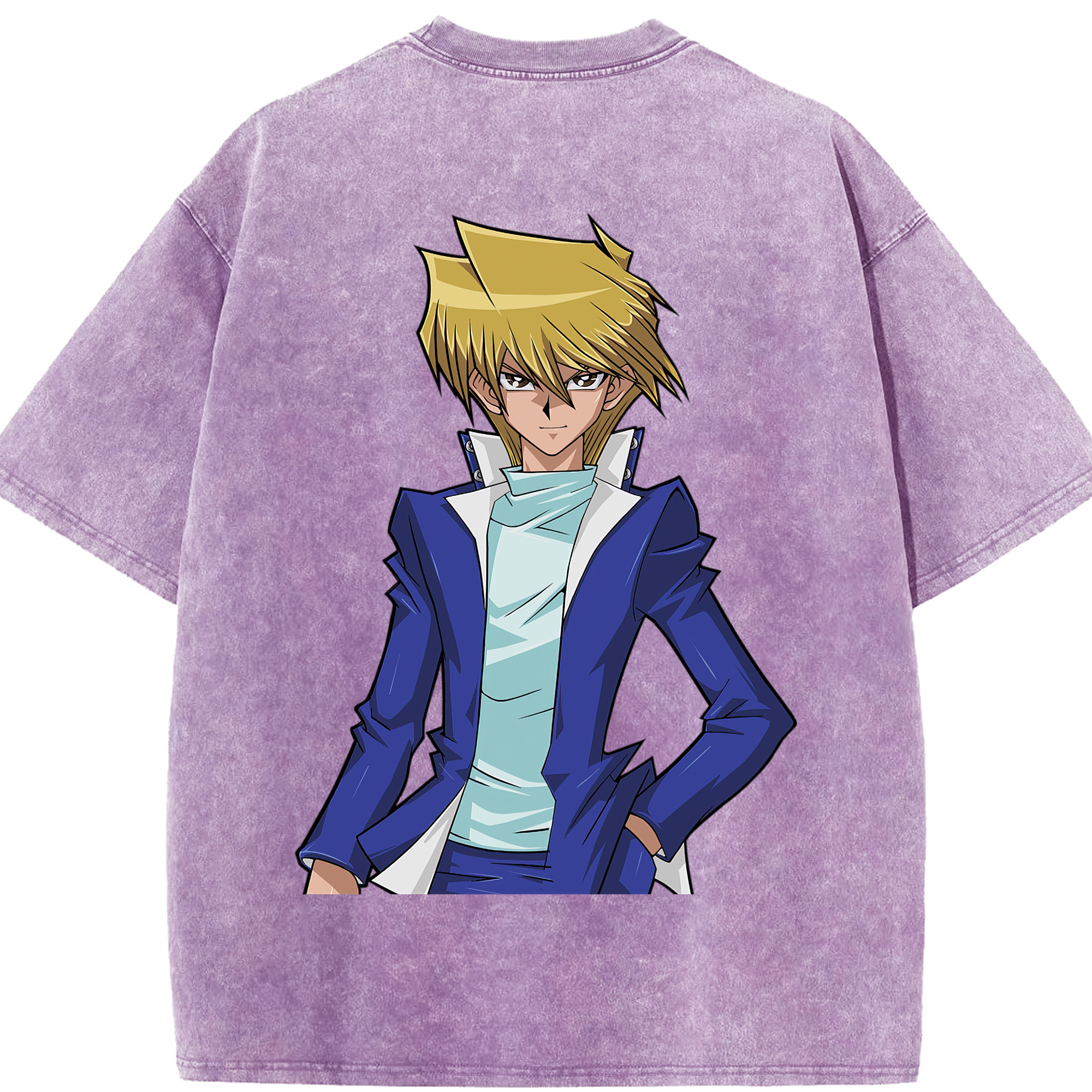 （画像用） 遊☆戯☆王 Yu-Gi-Oh! 綿100% ヴィンテージ風 半袖Tシャツ（背面プリント）