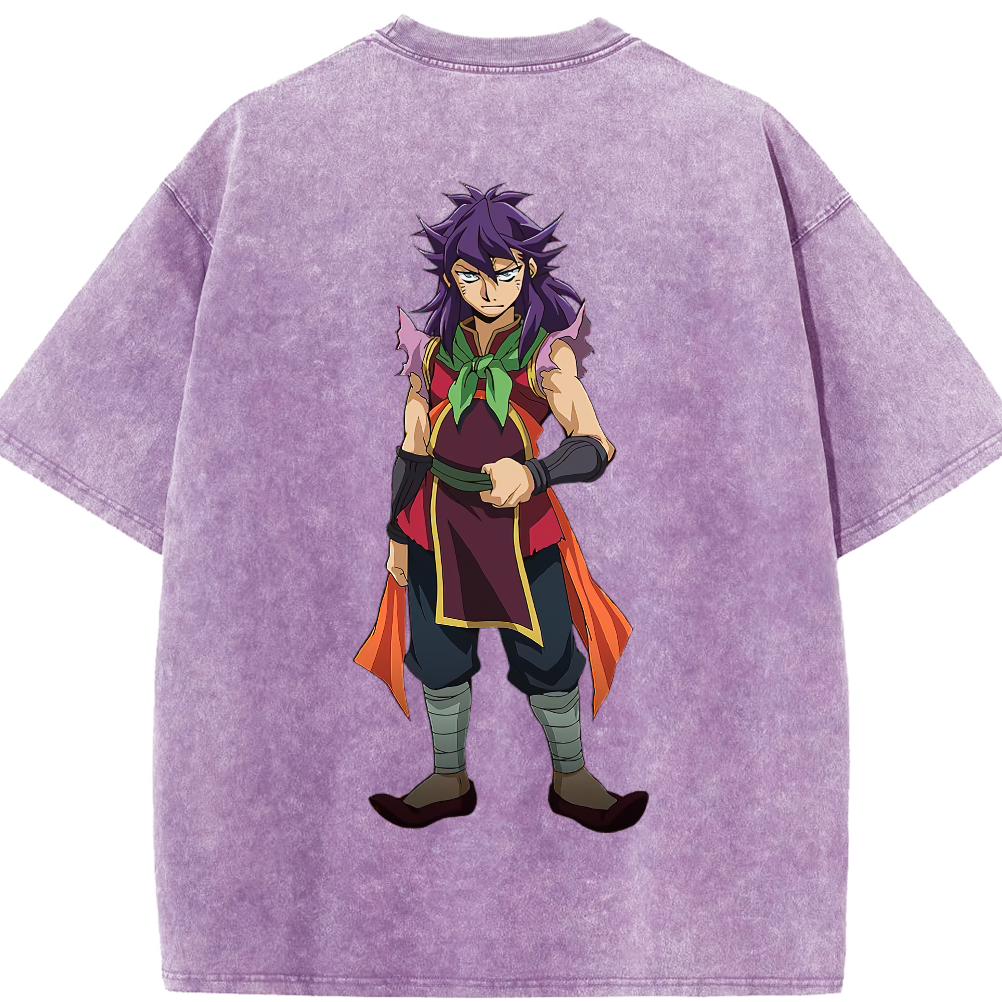 （画像用） 遊☆戯☆王 Yu-Gi-Oh! 綿100% ヴィンテージ風 半袖Tシャツ（背面プリント）