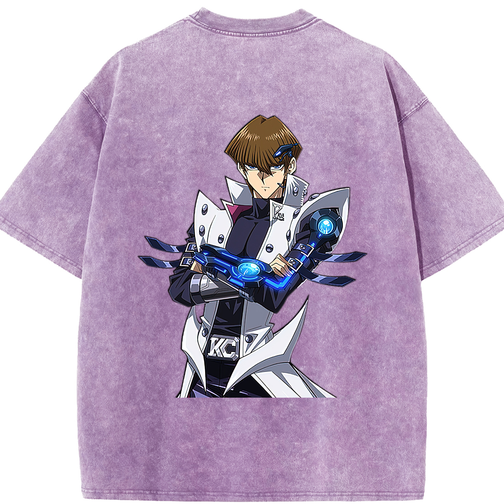 （画像用） 遊☆戯☆王 Yu-Gi-Oh! 綿100% ヴィンテージ風 半袖Tシャツ（背面プリント）