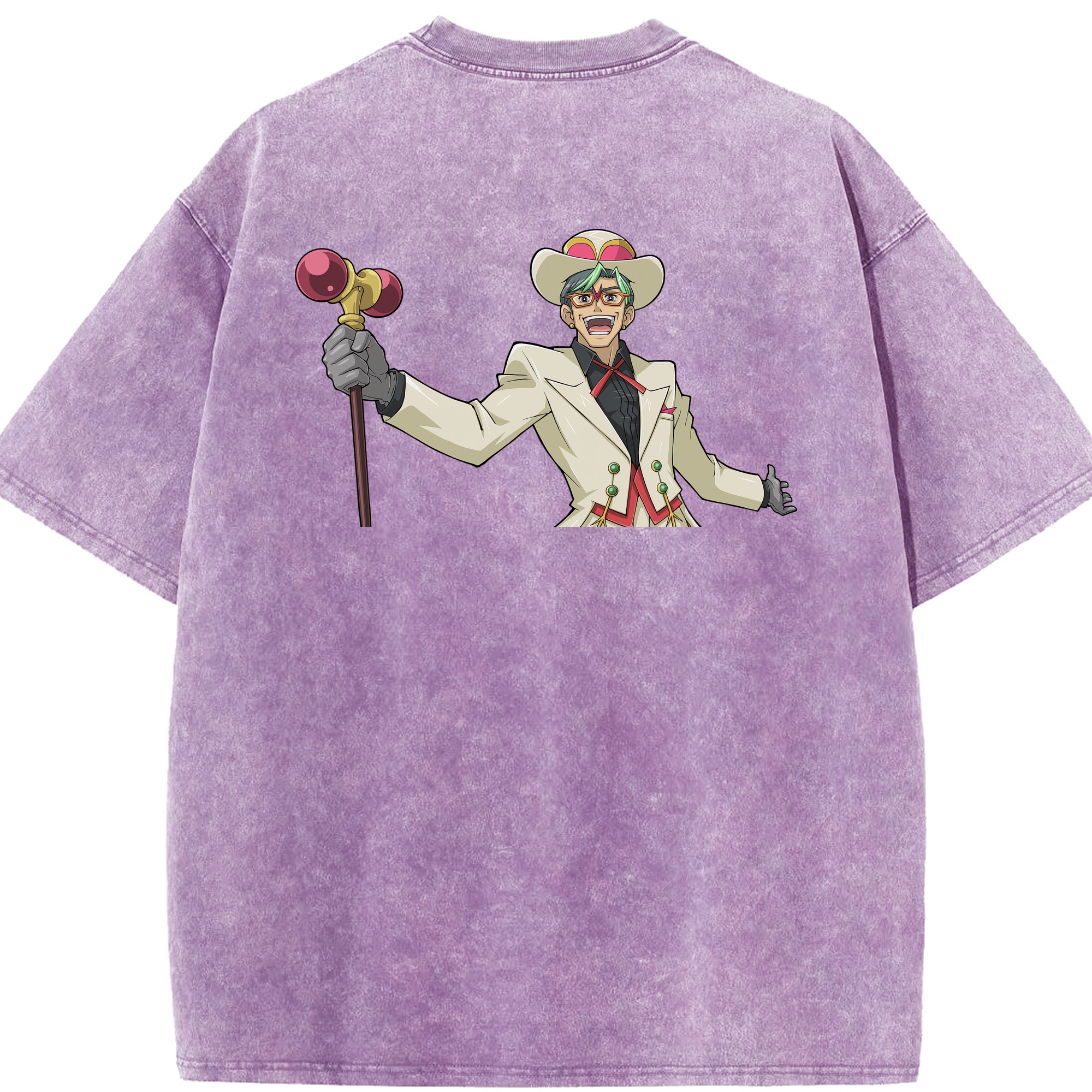 （画像用） 遊☆戯☆王 Yu-Gi-Oh! 綿100% ヴィンテージ風 半袖Tシャツ（背面プリント）