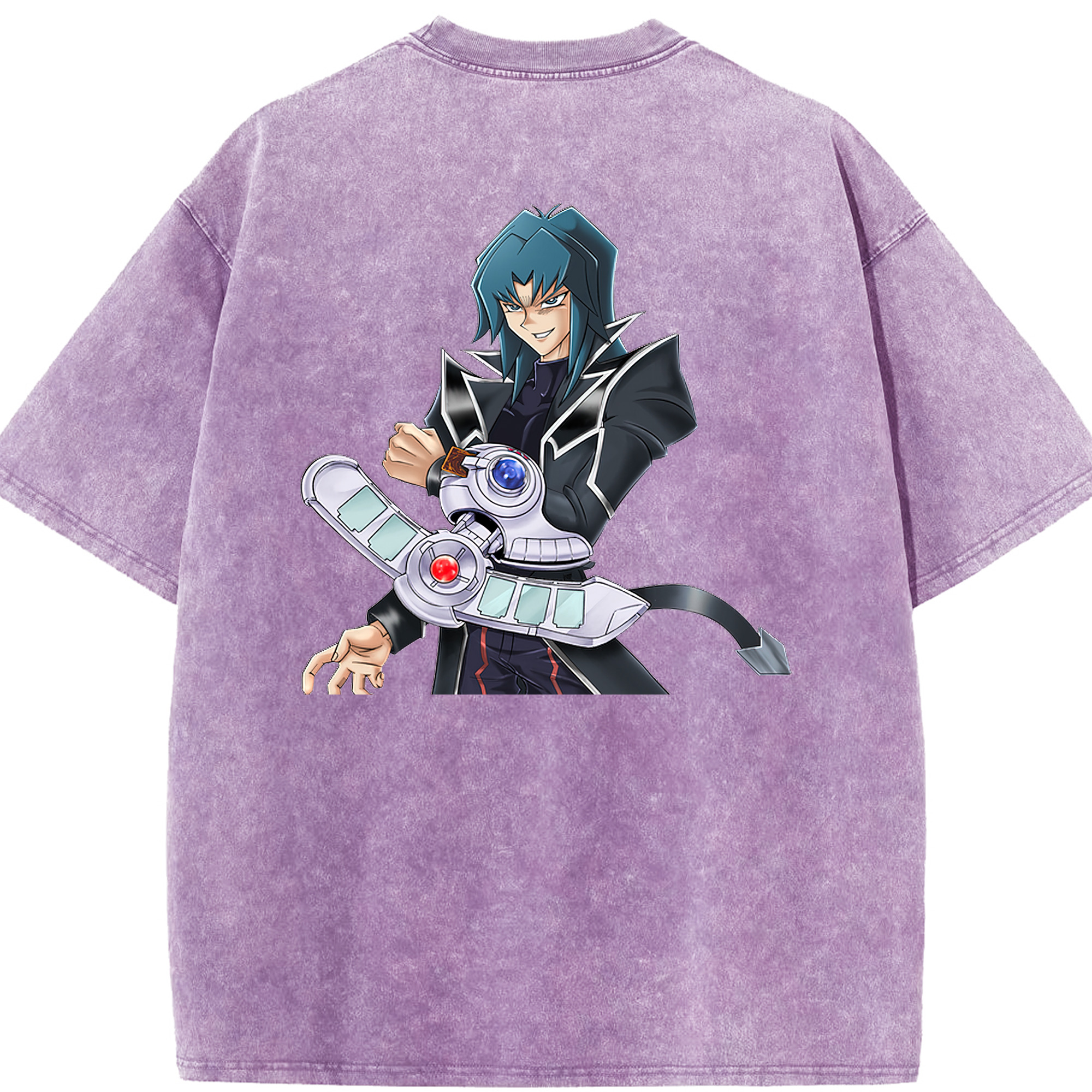 （画像用） 遊☆戯☆王 Yu-Gi-Oh! 綿100% ヴィンテージ風 半袖Tシャツ（背面プリント）