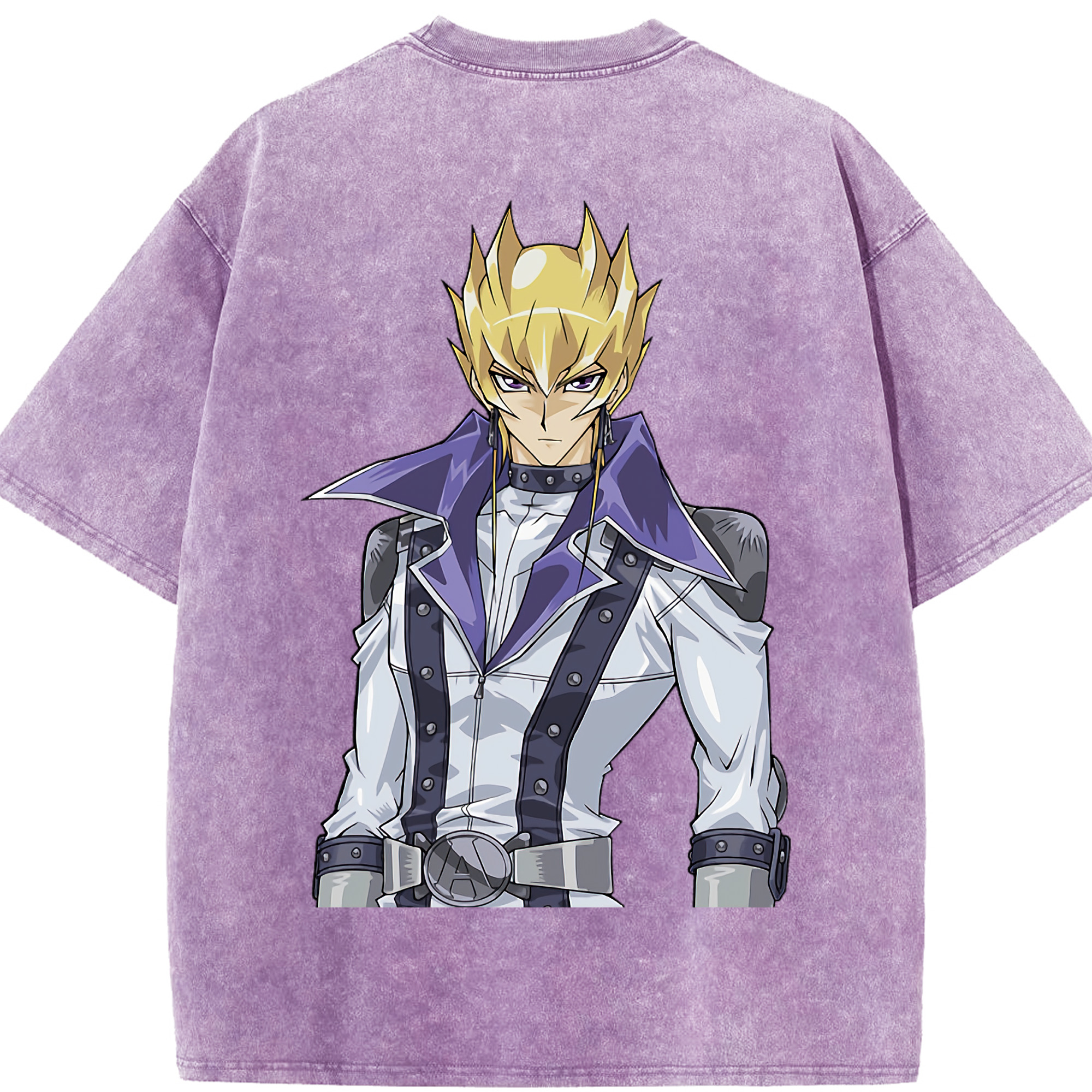 （画像用） 遊☆戯☆王 Yu-Gi-Oh! 綿100% ヴィンテージ風 半袖Tシャツ（背面プリント）