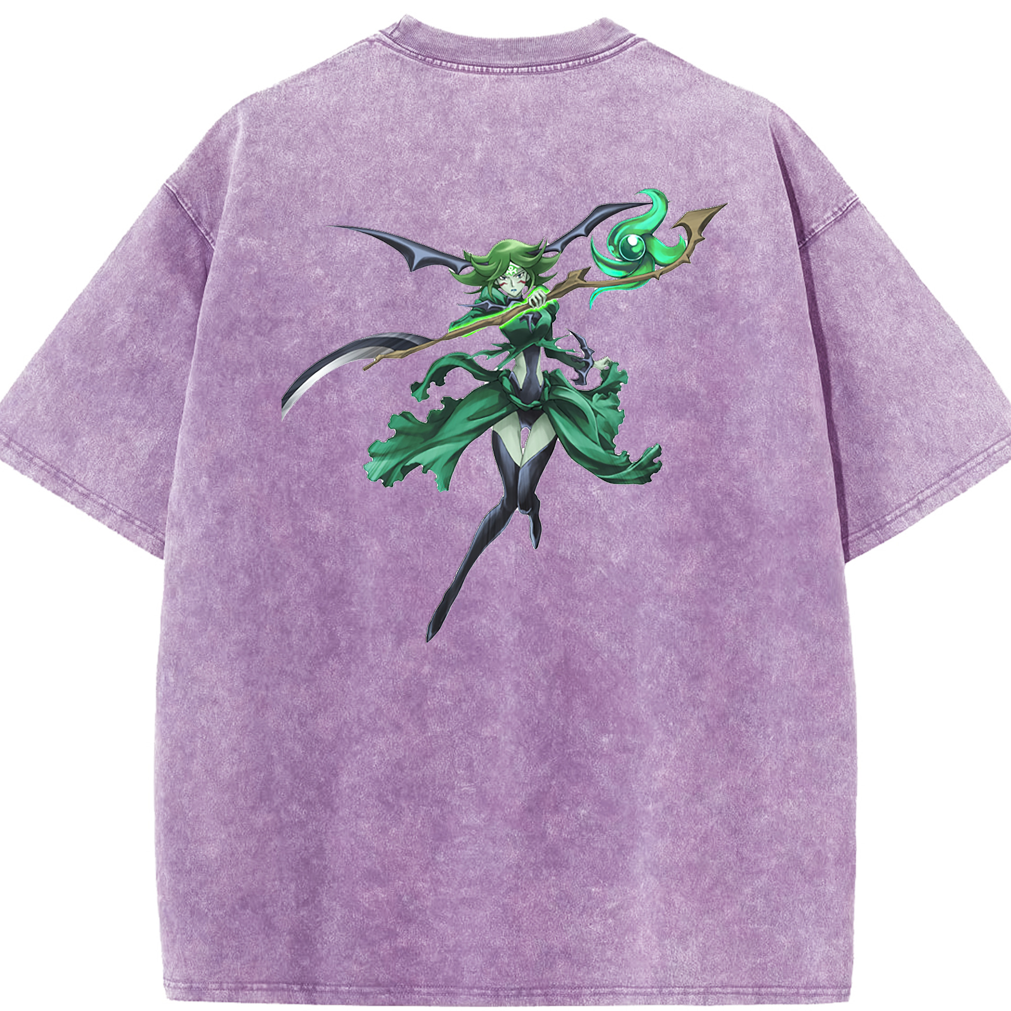 （画像用） 遊☆戯☆王 Yu-Gi-Oh! 綿100% ヴィンテージ風 半袖Tシャツ（背面プリント）
