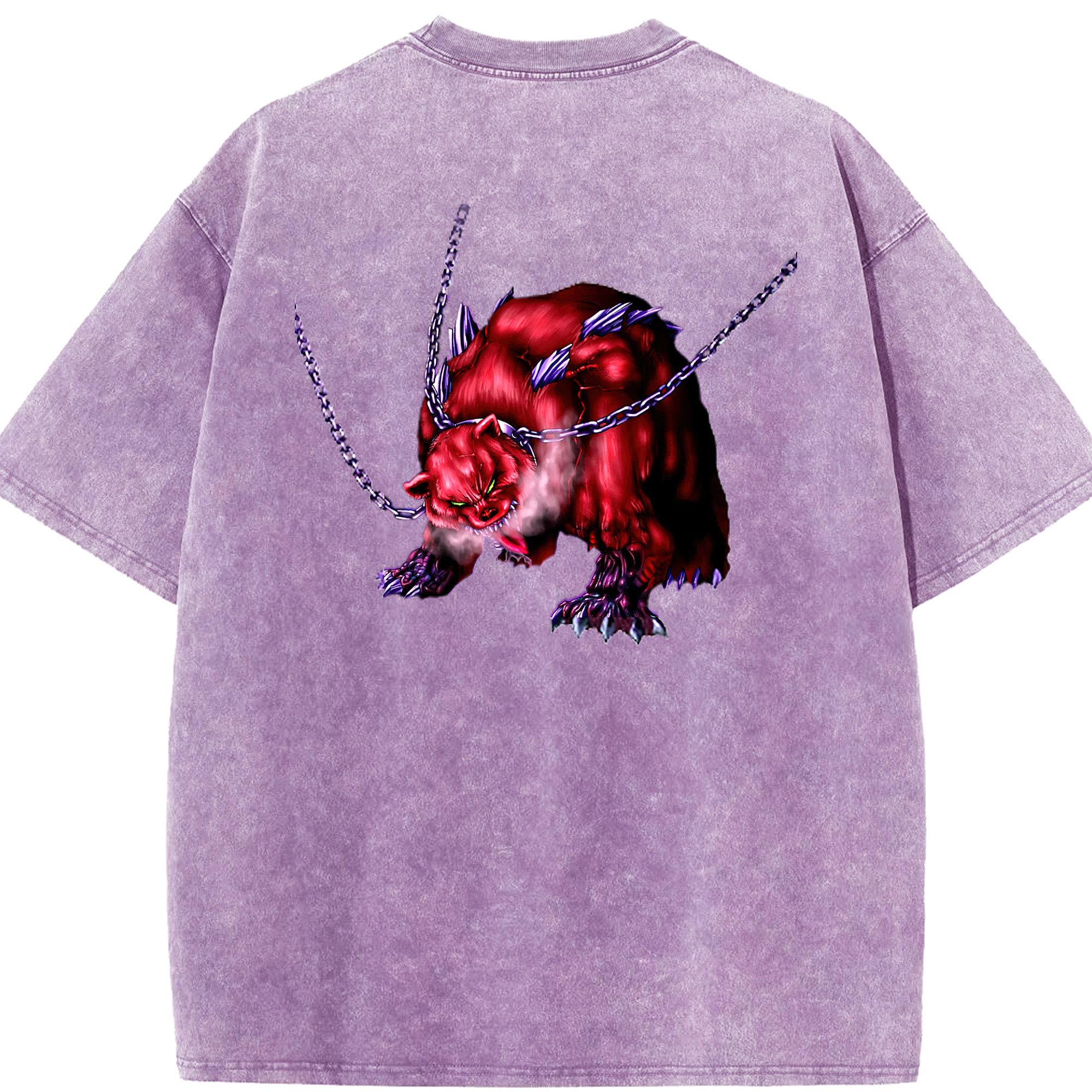 （画像用） 遊☆戯☆王 Yu-Gi-Oh! 綿100% ヴィンテージ風 半袖Tシャツ（背面プリント）