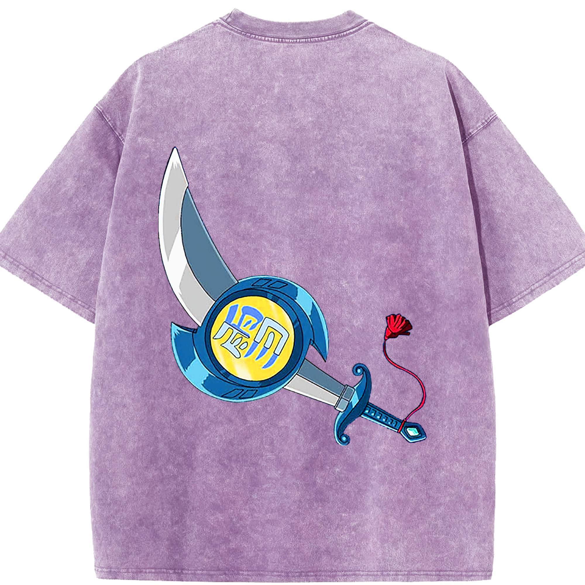 （画像用） 遊☆戯☆王 Yu-Gi-Oh! 綿100% ヴィンテージ風 半袖Tシャツ（背面プリント）