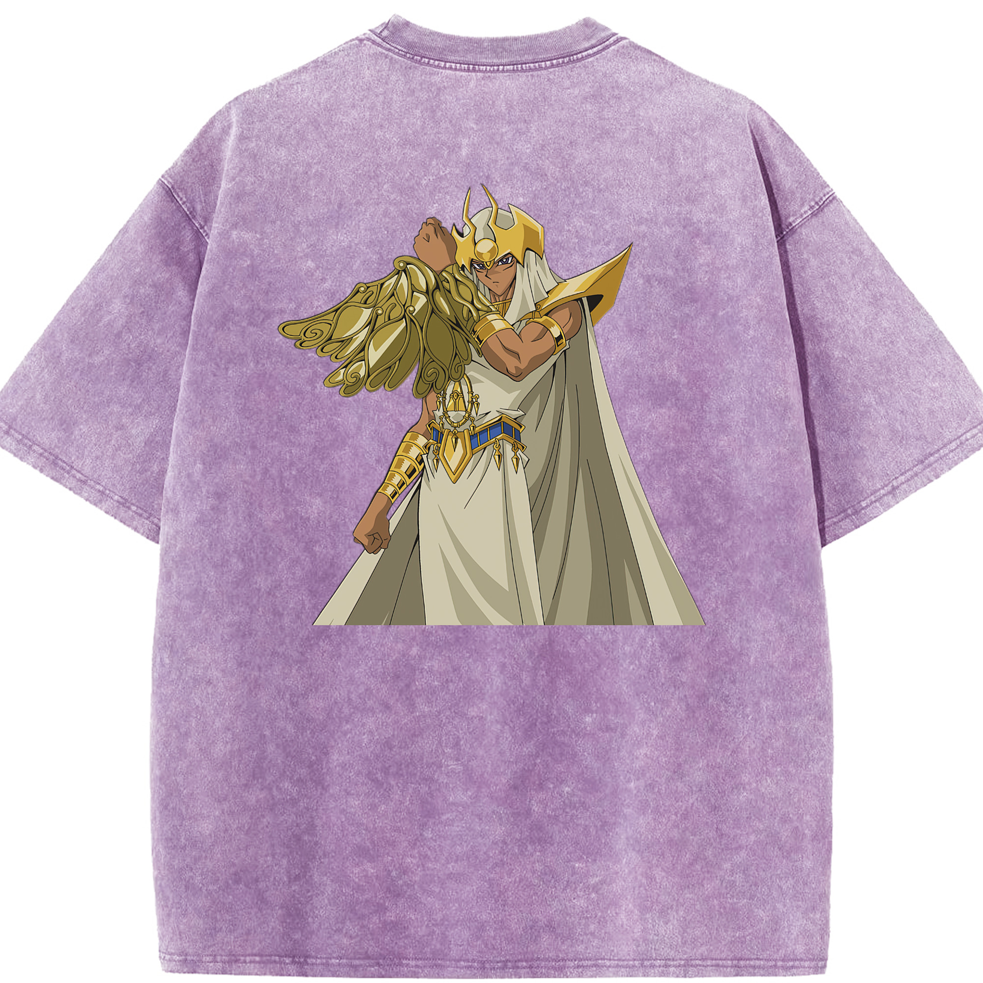 （画像用） 遊☆戯☆王 Yu-Gi-Oh! 綿100% ヴィンテージ風 半袖Tシャツ（背面プリント）