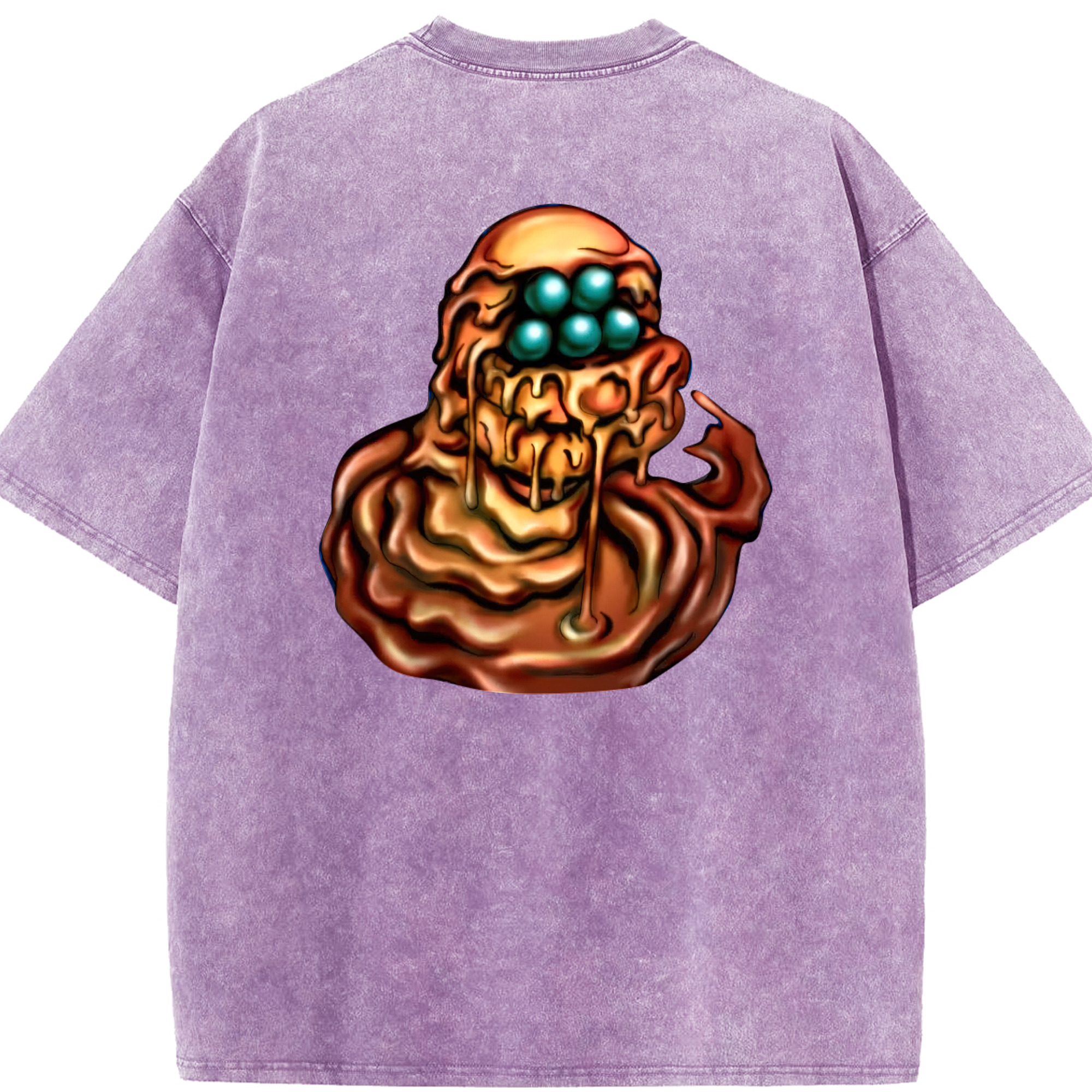 （画像用） 遊☆戯☆王 Yu-Gi-Oh! 綿100% ヴィンテージ風 半袖Tシャツ（背面プリント）
