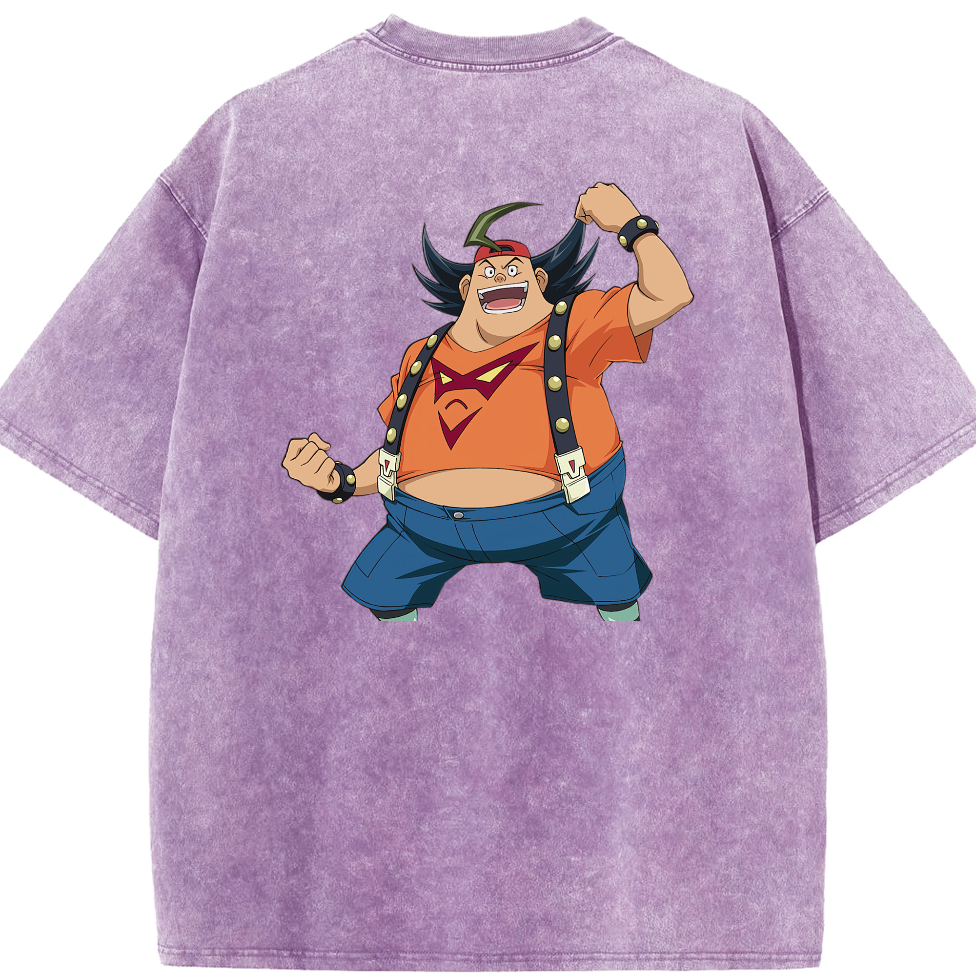 （画像用） 遊☆戯☆王 Yu-Gi-Oh! 綿100% ヴィンテージ風 半袖Tシャツ（背面プリント）