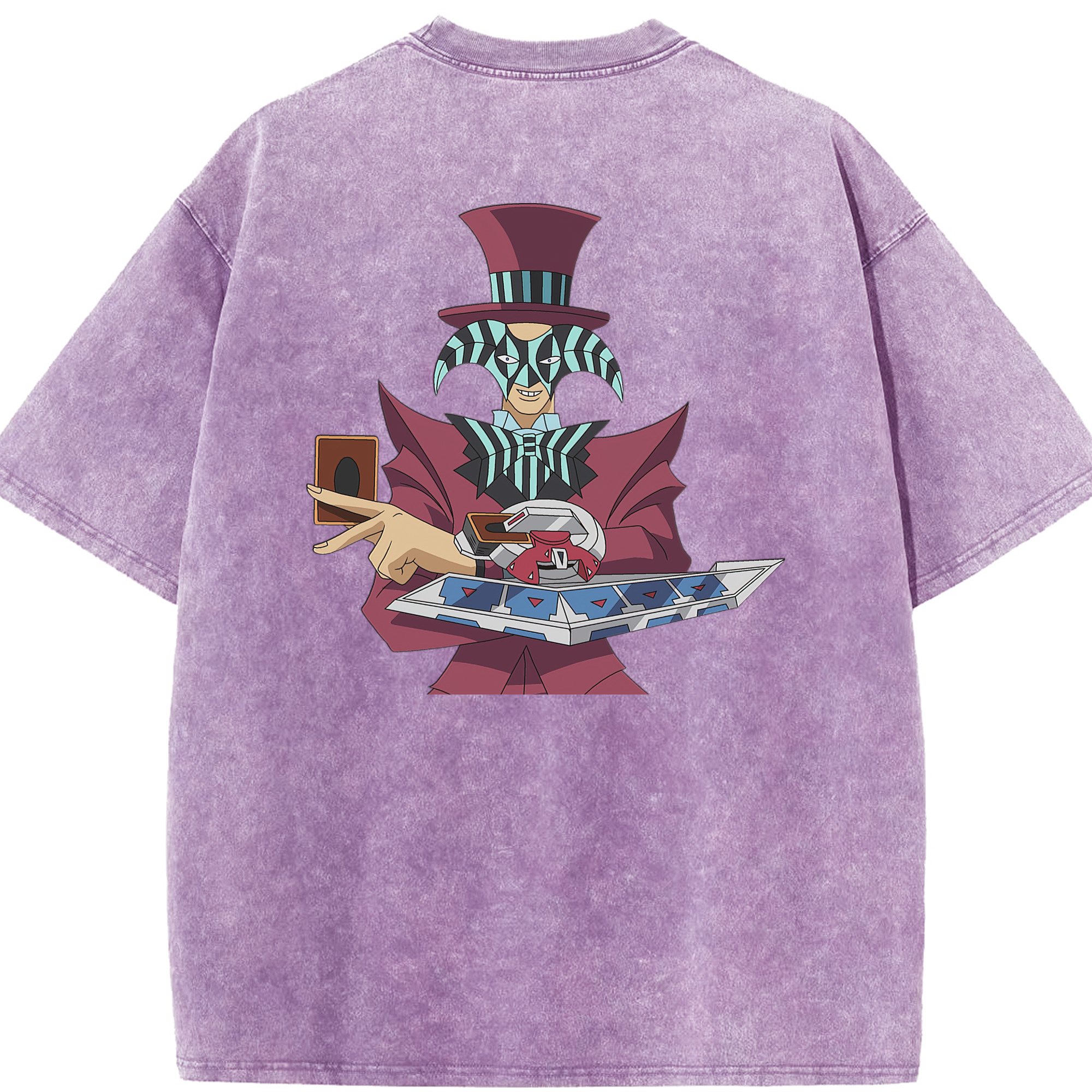 （画像用） 遊☆戯☆王 Yu-Gi-Oh! 綿100% ヴィンテージ風 半袖Tシャツ（背面プリント）