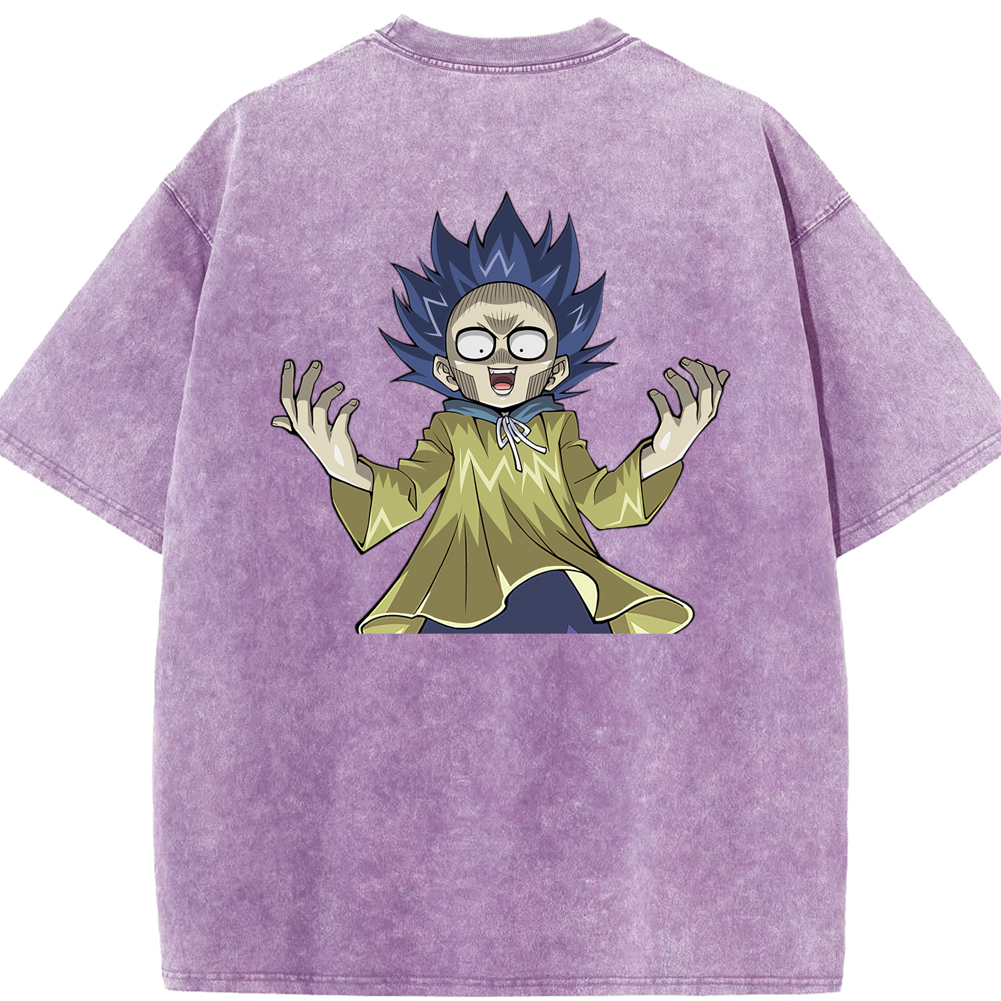 （画像用） 遊☆戯☆王 Yu-Gi-Oh! 綿100% ヴィンテージ風 半袖Tシャツ（背面プリント）