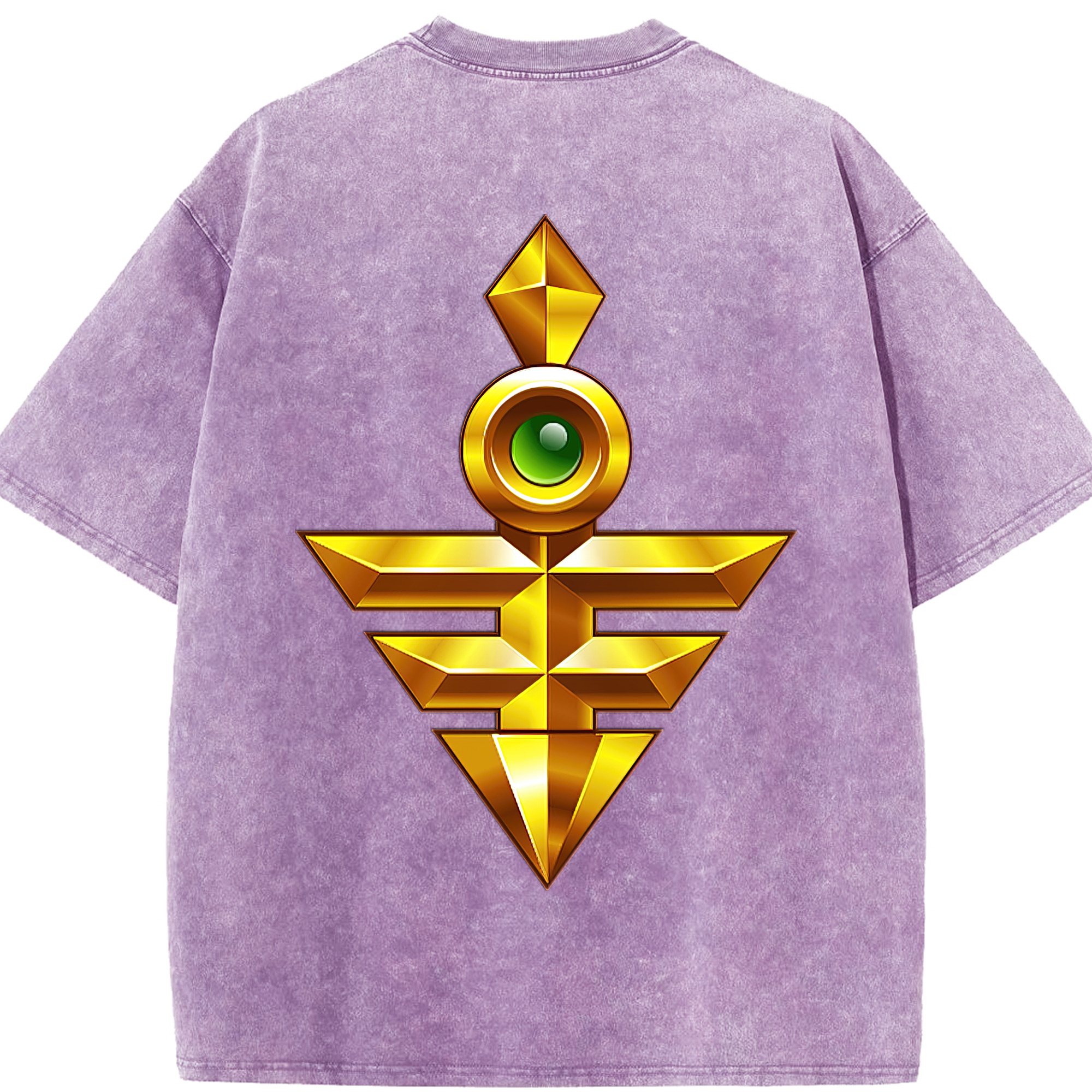 （画像用） 遊☆戯☆王 Yu-Gi-Oh! 綿100% ヴィンテージ風 半袖Tシャツ（背面プリント）
