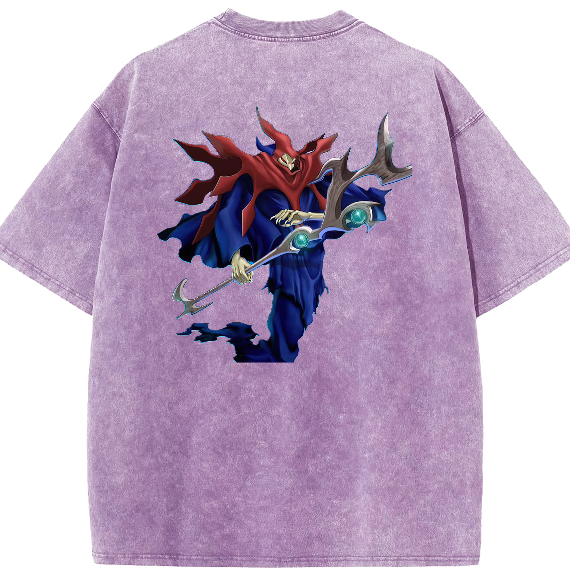 （画像用） 遊☆戯☆王 Yu-Gi-Oh! 綿100% ヴィンテージ風 半袖Tシャツ（背面プリント）
