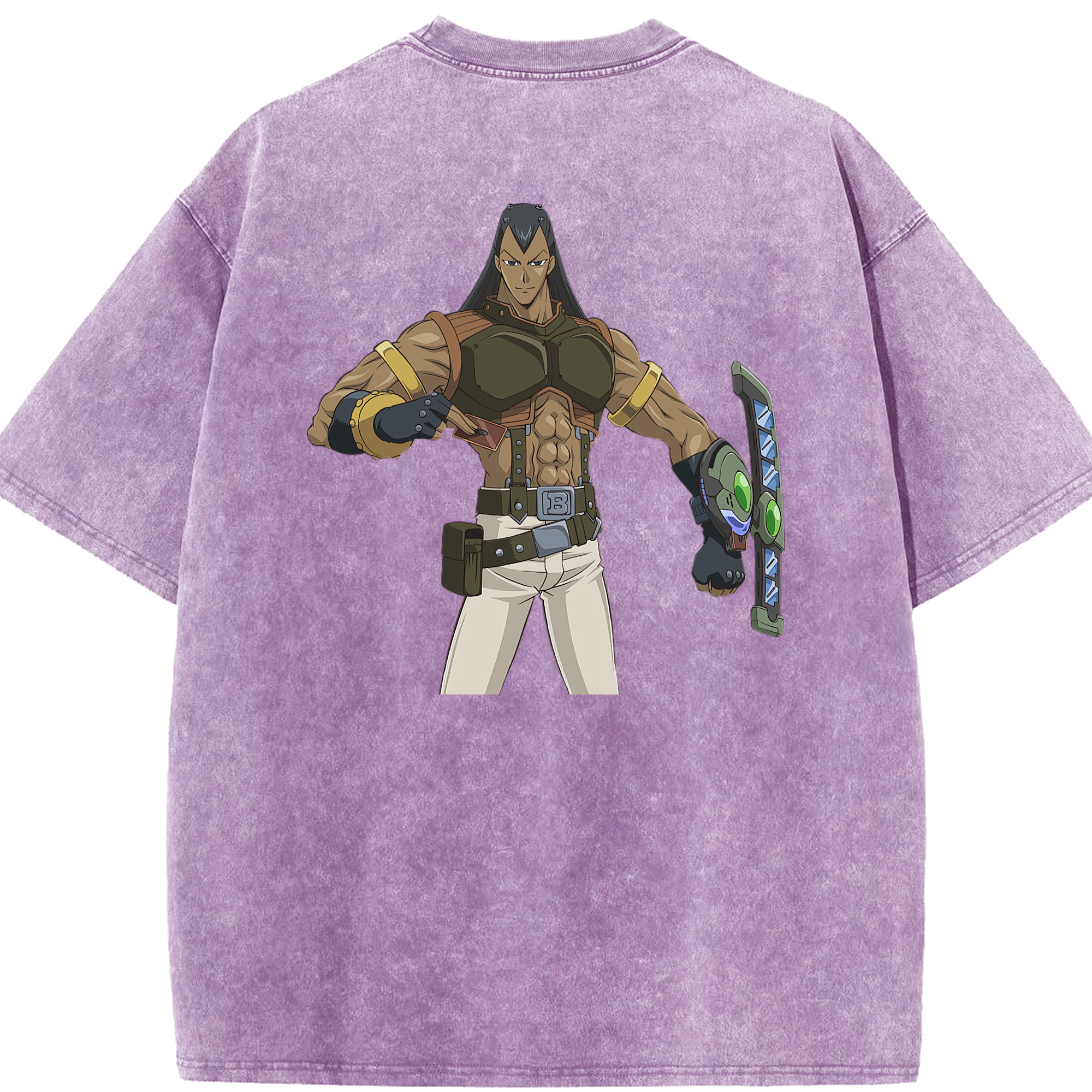 （画像用） 遊☆戯☆王 Yu-Gi-Oh! 綿100% ヴィンテージ風 半袖Tシャツ（背面プリント）