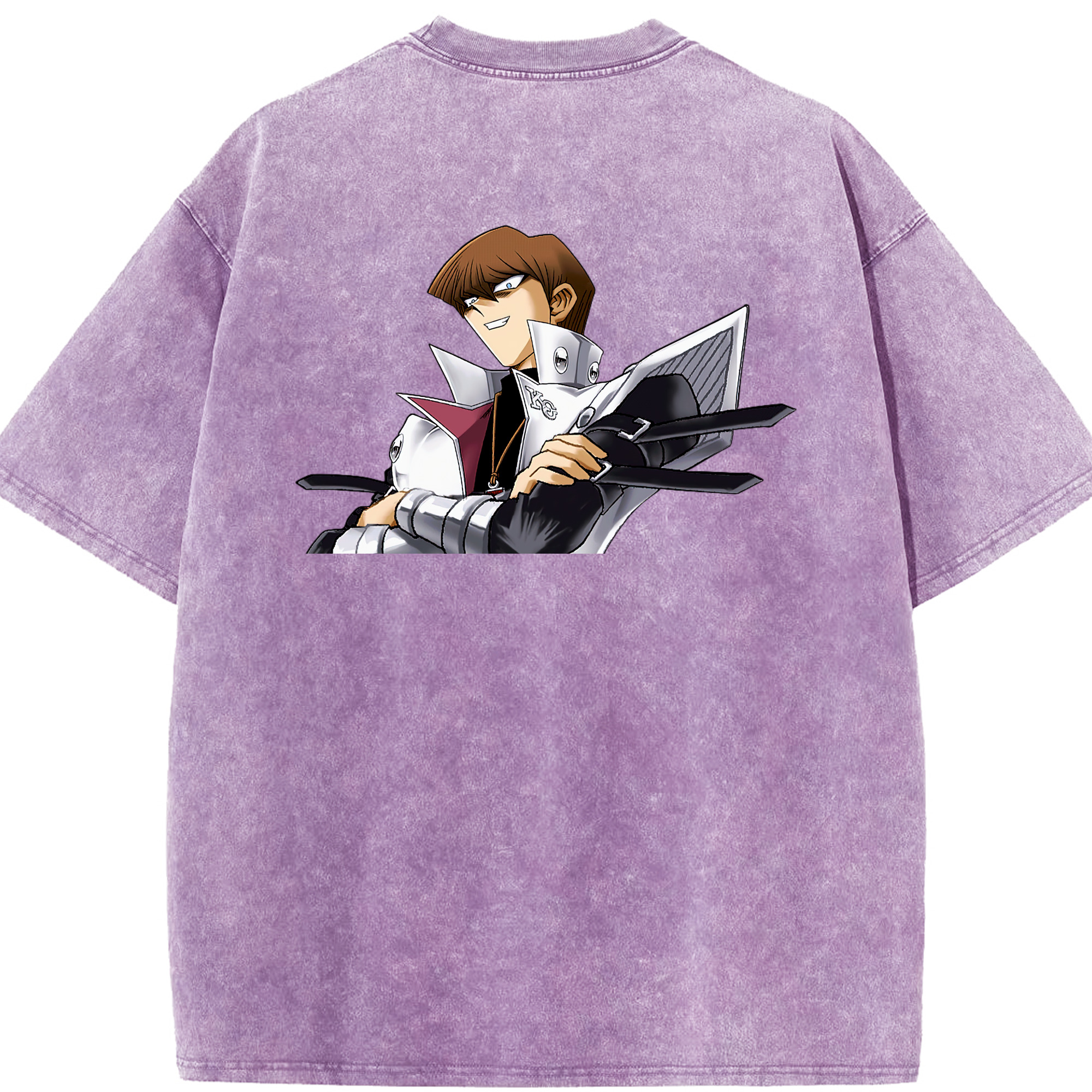 （画像用） 遊☆戯☆王 Yu-Gi-Oh! 綿100% ヴィンテージ風 半袖Tシャツ（背面プリント）