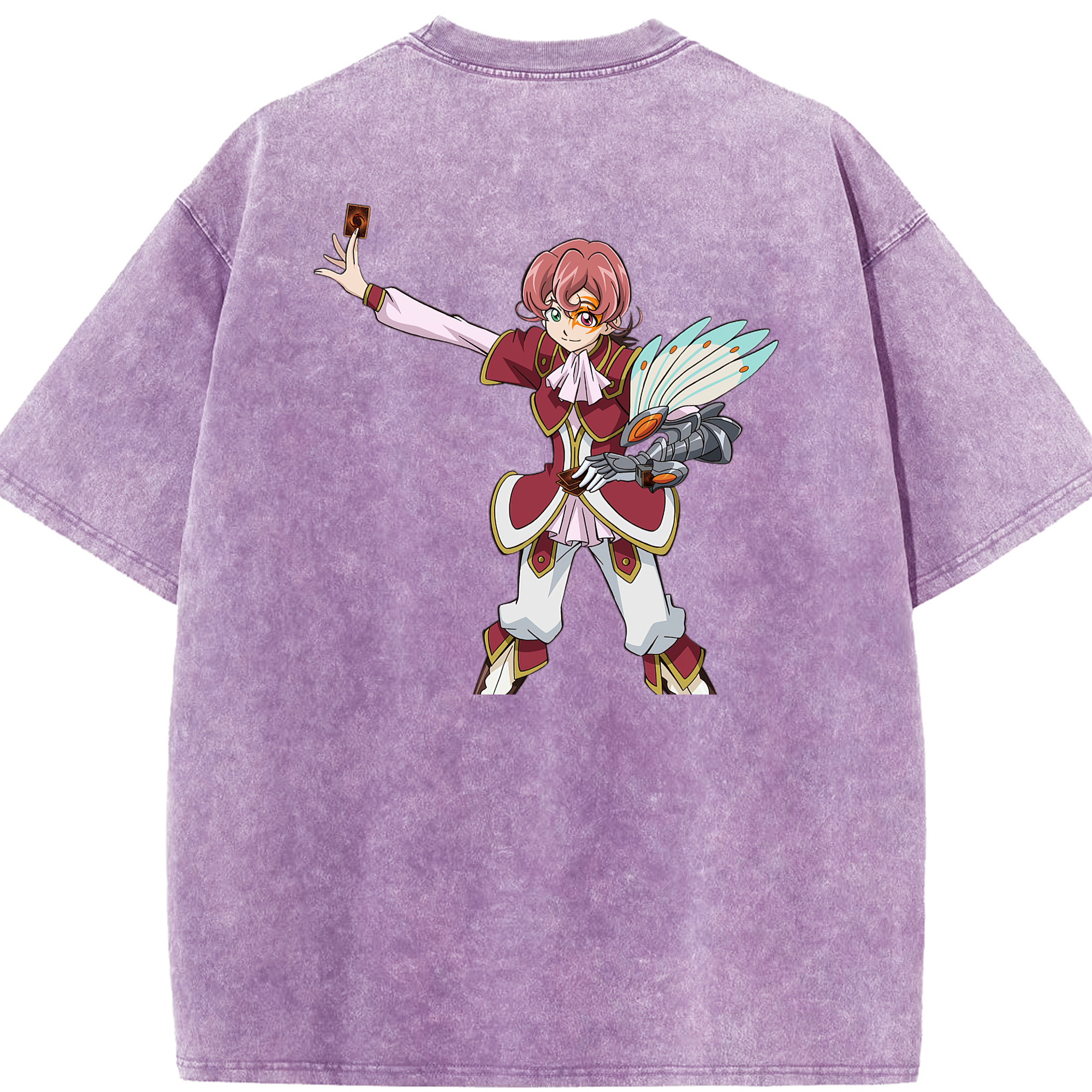（画像用） 遊☆戯☆王 Yu-Gi-Oh! 綿100% ヴィンテージ風 半袖Tシャツ（背面プリント）