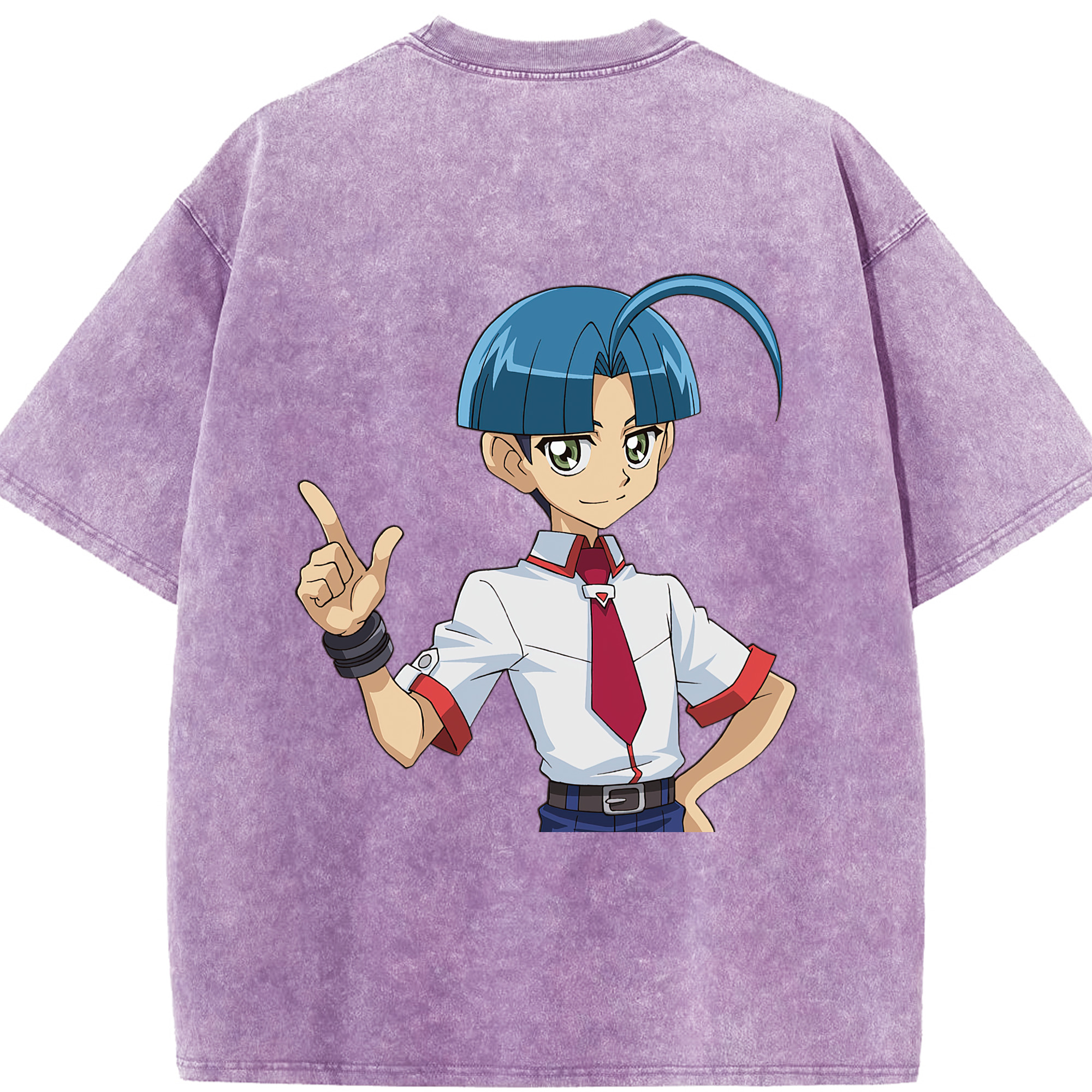 （画像用） 遊☆戯☆王 Yu-Gi-Oh! 綿100% ヴィンテージ風 半袖Tシャツ（背面プリント）