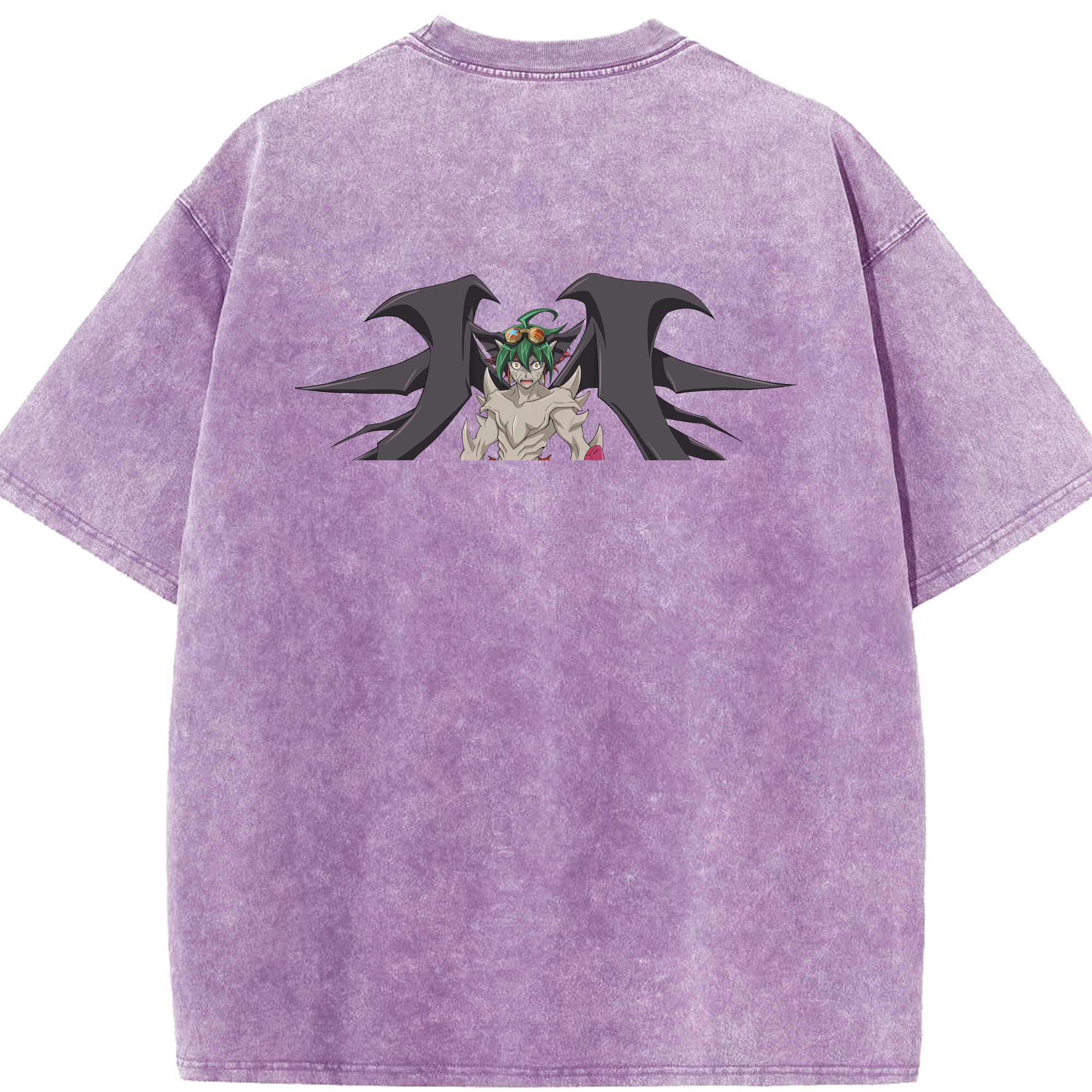 （画像用） 遊☆戯☆王 Yu-Gi-Oh! 綿100% ヴィンテージ風 半袖Tシャツ（背面プリント）
