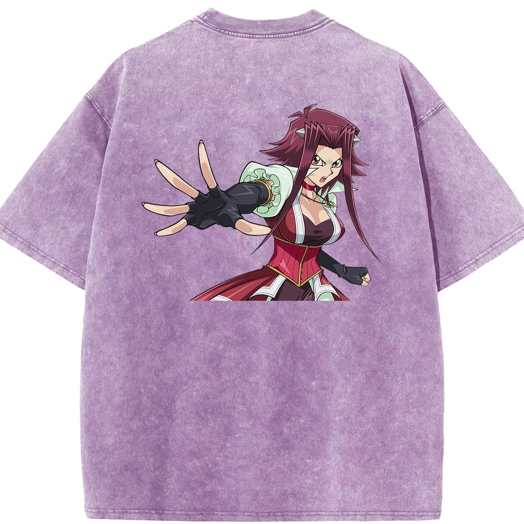 （画像用） 遊☆戯☆王 Yu-Gi-Oh! 綿100% ヴィンテージ風 半袖Tシャツ（背面プリント）